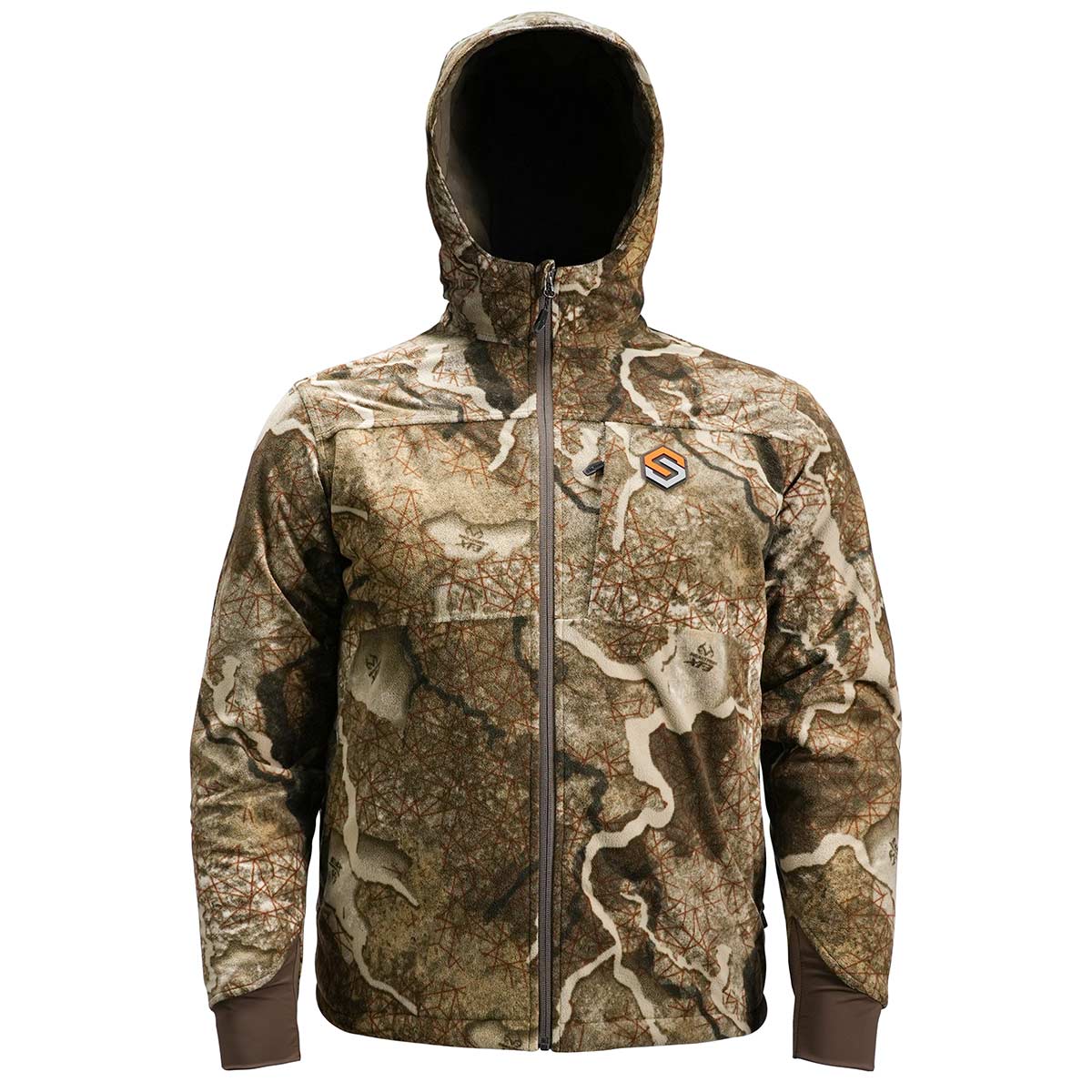 Wind Brace Pro Jacket with hood up front facing
