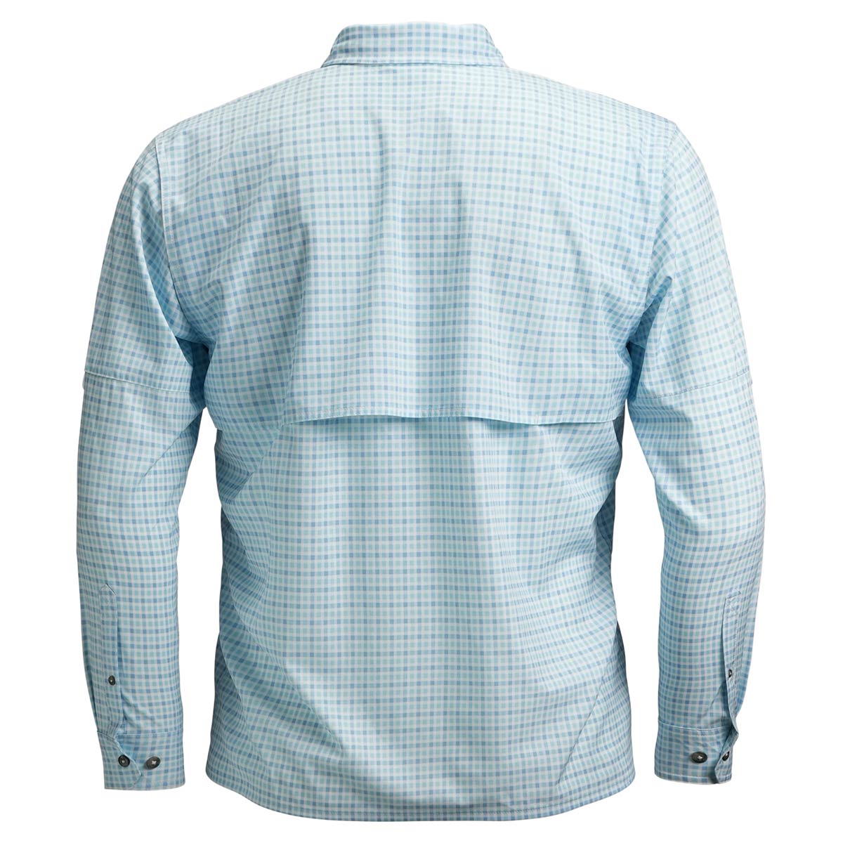Whitewater Rapids Long Sleeve Fishing Plaid Shirt
