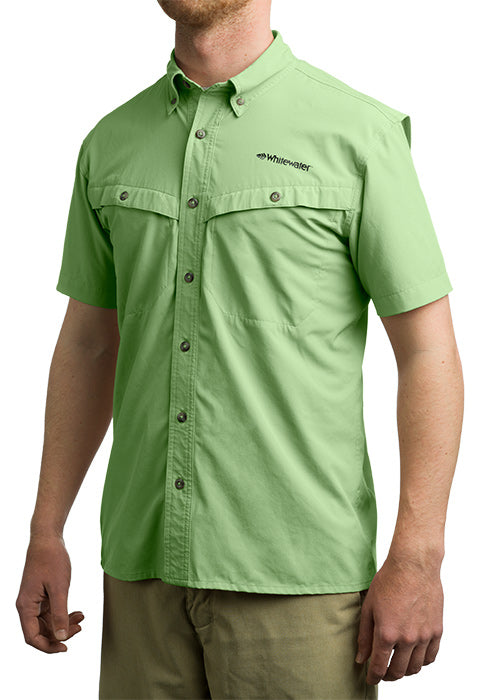 Whitewater Rapids Short Sleeve Fishing Shirt - Sale