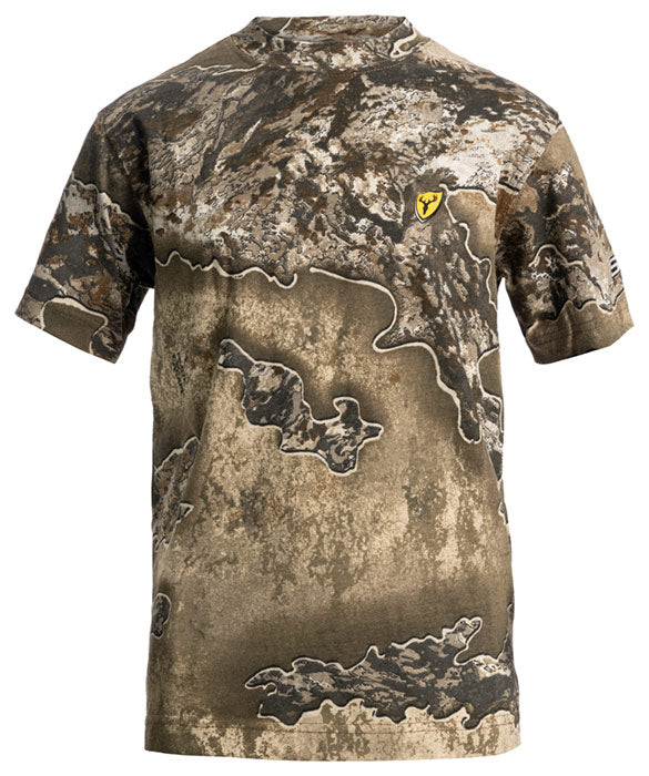 Shield™ Youth Fused Cotton S/S Top - Realtree Excape