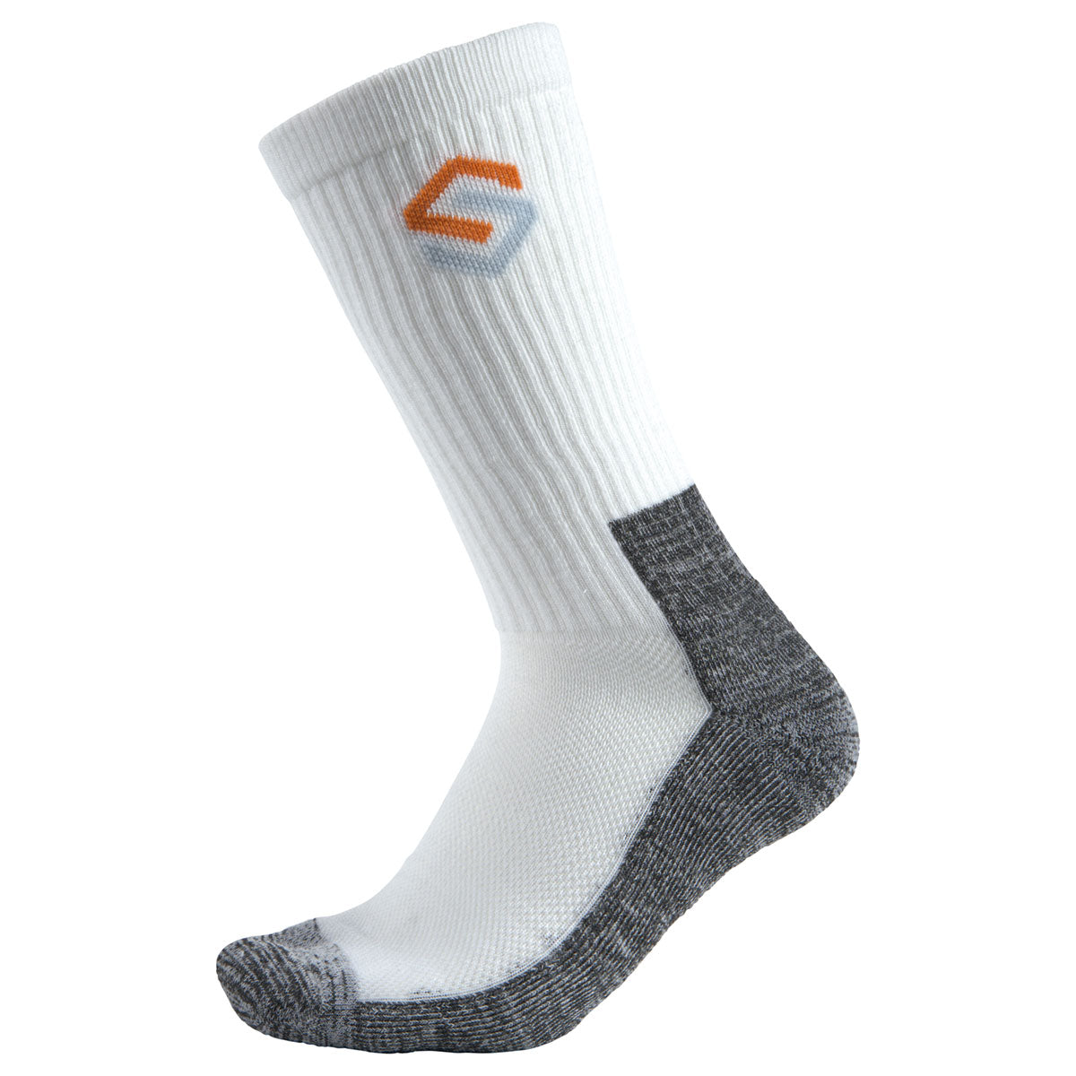 Everyday Sock - White left facing
