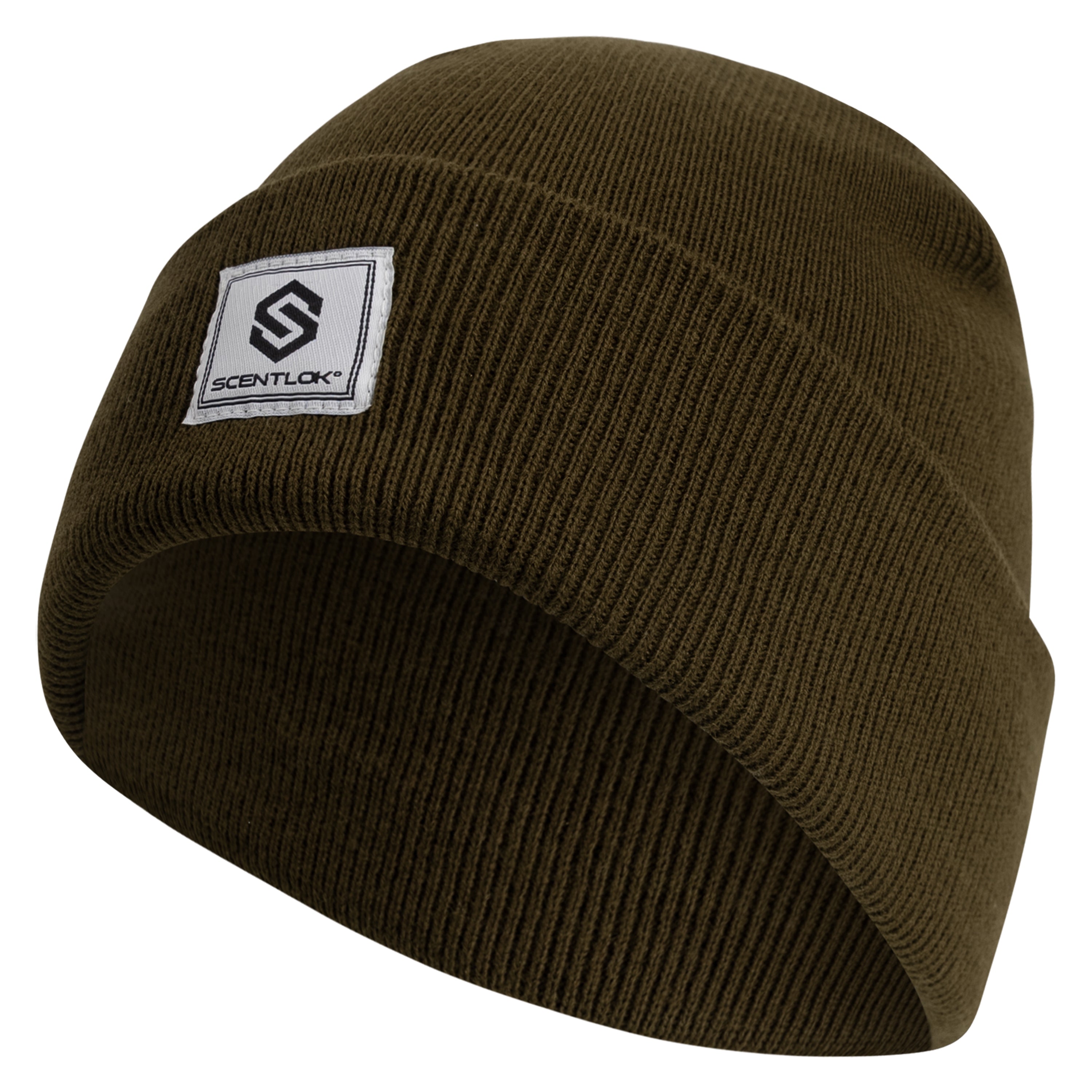 knit logo beanie