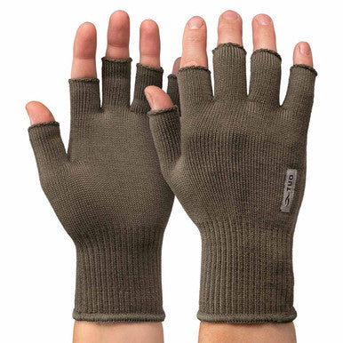 Kinetic Merino Fingerless Glove on body