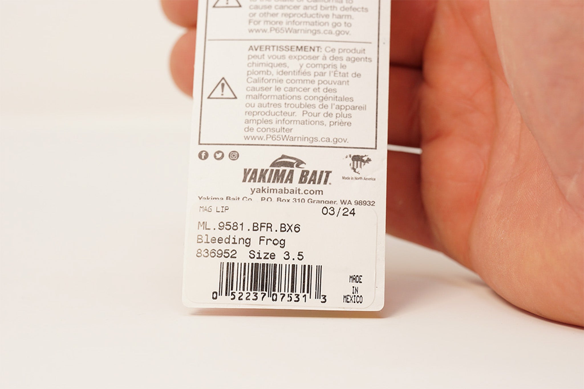 Yakima Bleeding Frog 3.5" Mag Lip - Mad Scientist Technology Green UV Coating