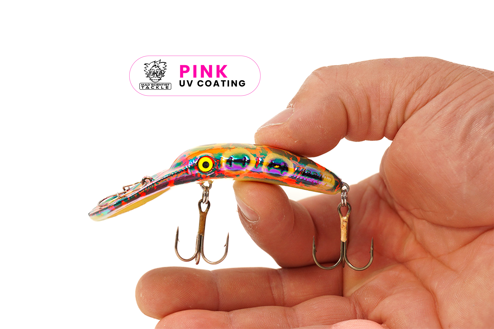 Yakima Bleeding Frog  3.5" Mag Lip - Mad Scientist Technology Pink UV Coating