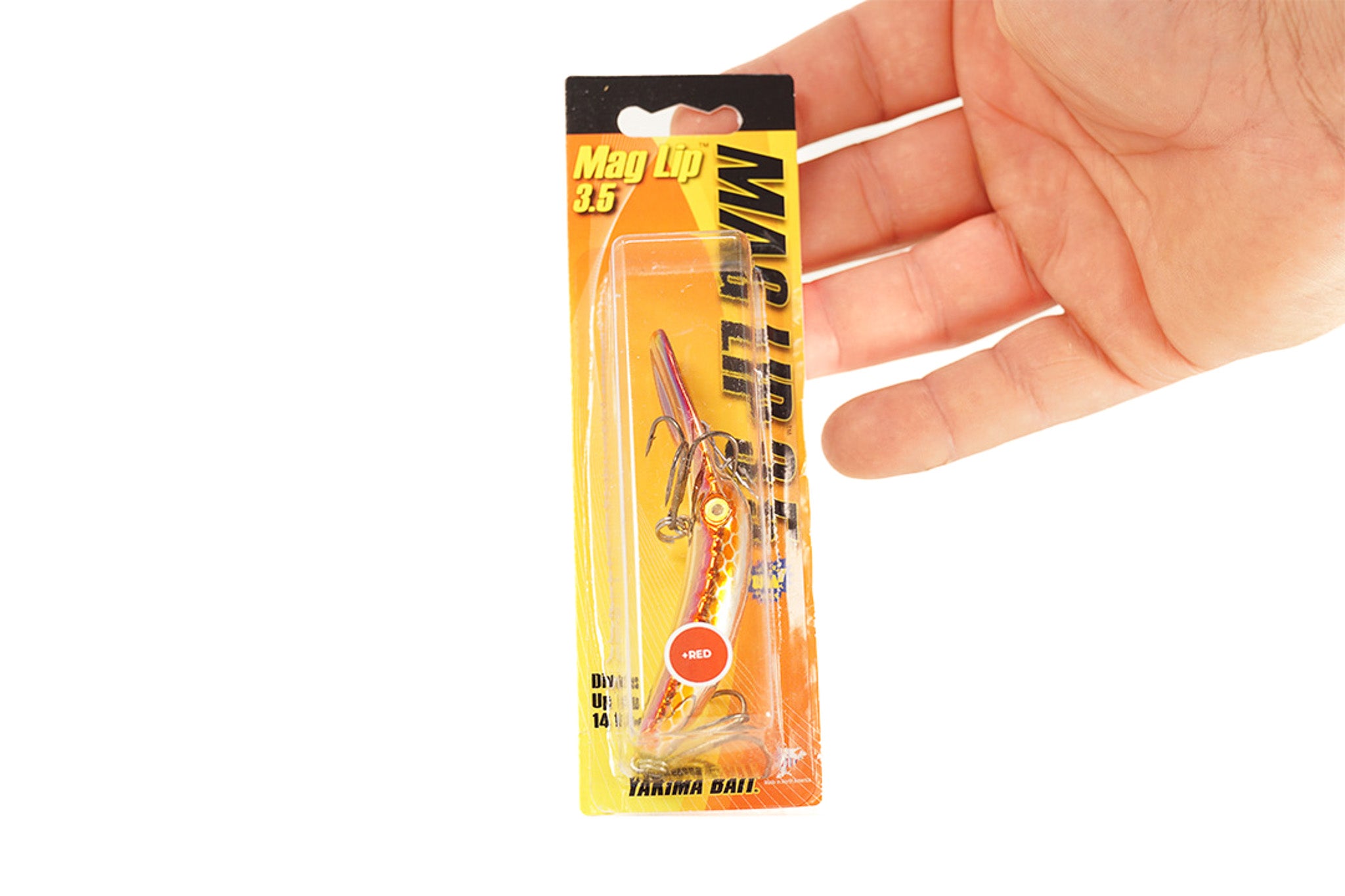 Yakima Met Orange Pirate 3.5" Mag Lip - Mad Scientist Technology Red UV Coating