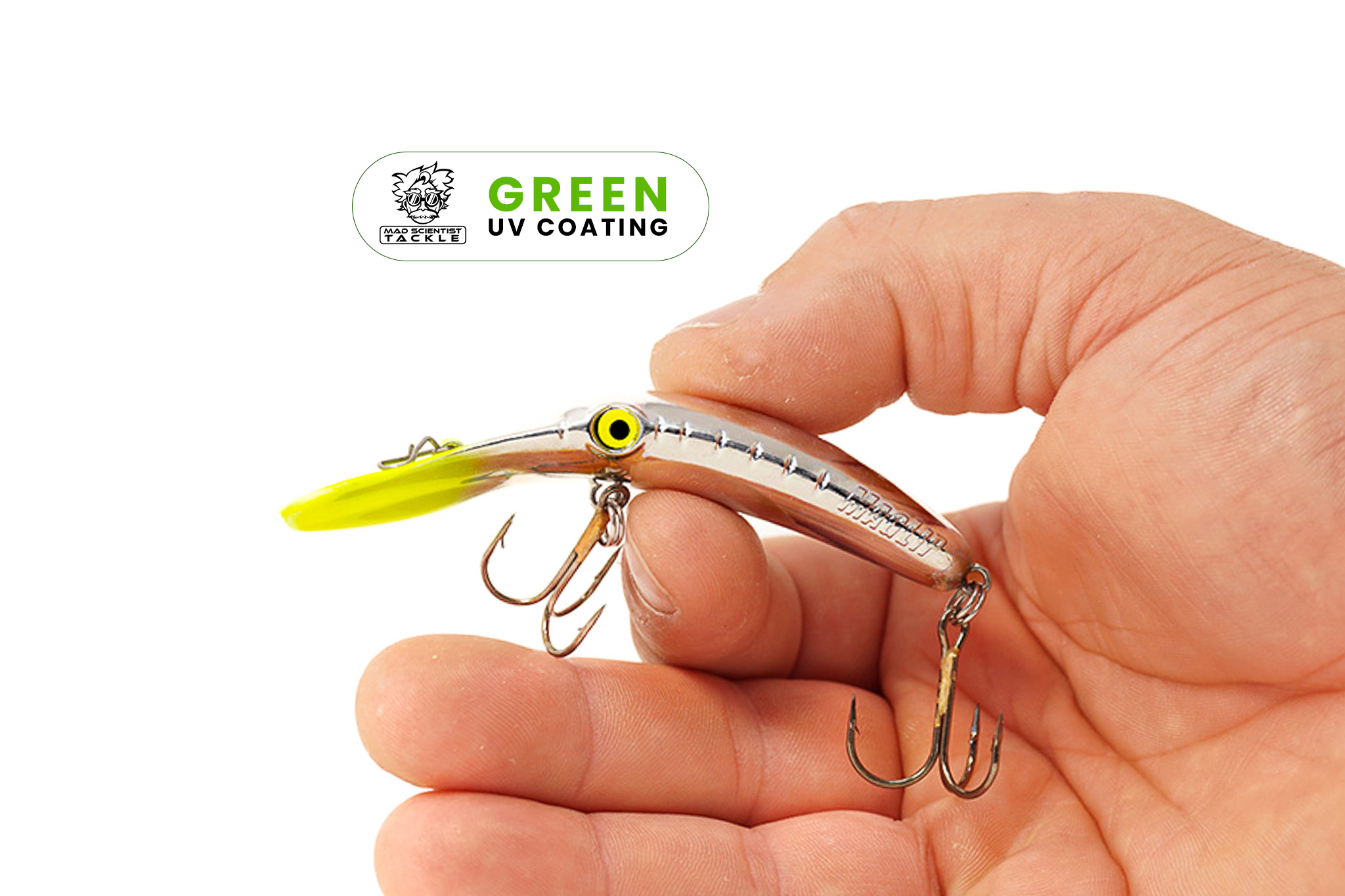Yakima Lemon Head 3.5" Mag Lip - Mad Scientist Technology Green UV Coating
