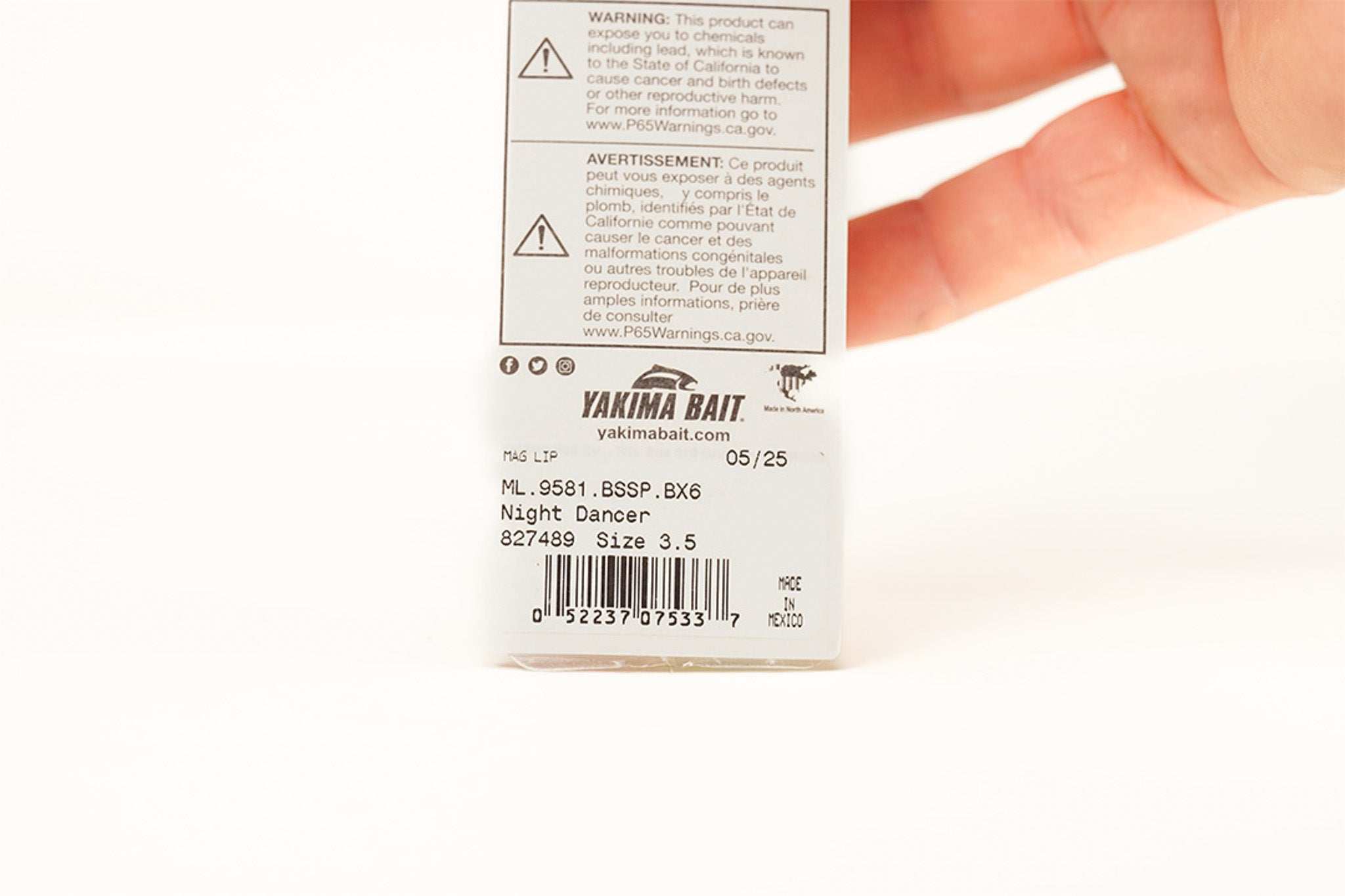 Yakima Night Dancer 3.5" Mag Lip - Mad Scientist Technology Green UV Coating