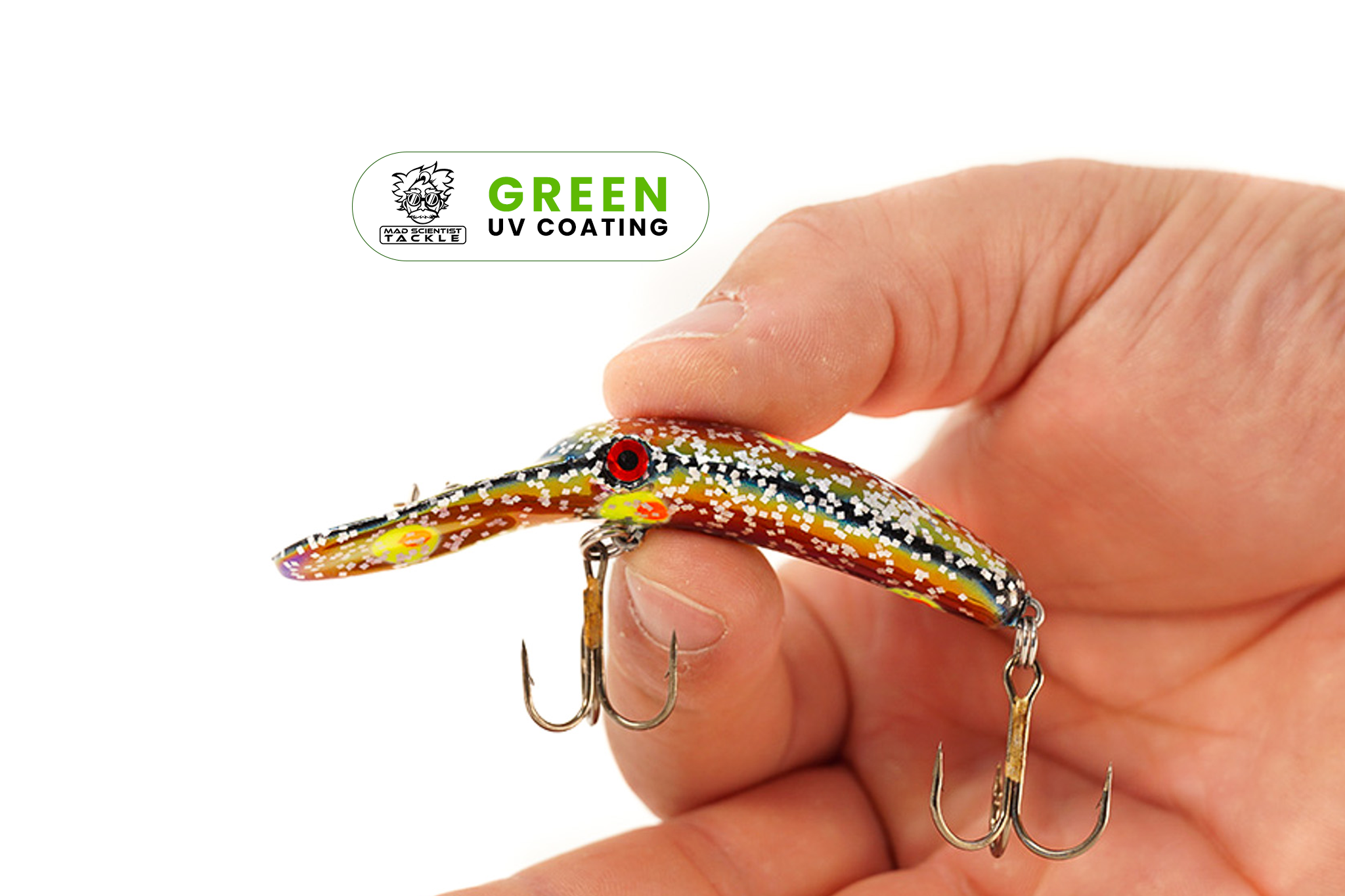 Yakima Night Dancer 3.5" Mag Lip - Mad Scientist Technology Green UV Coating