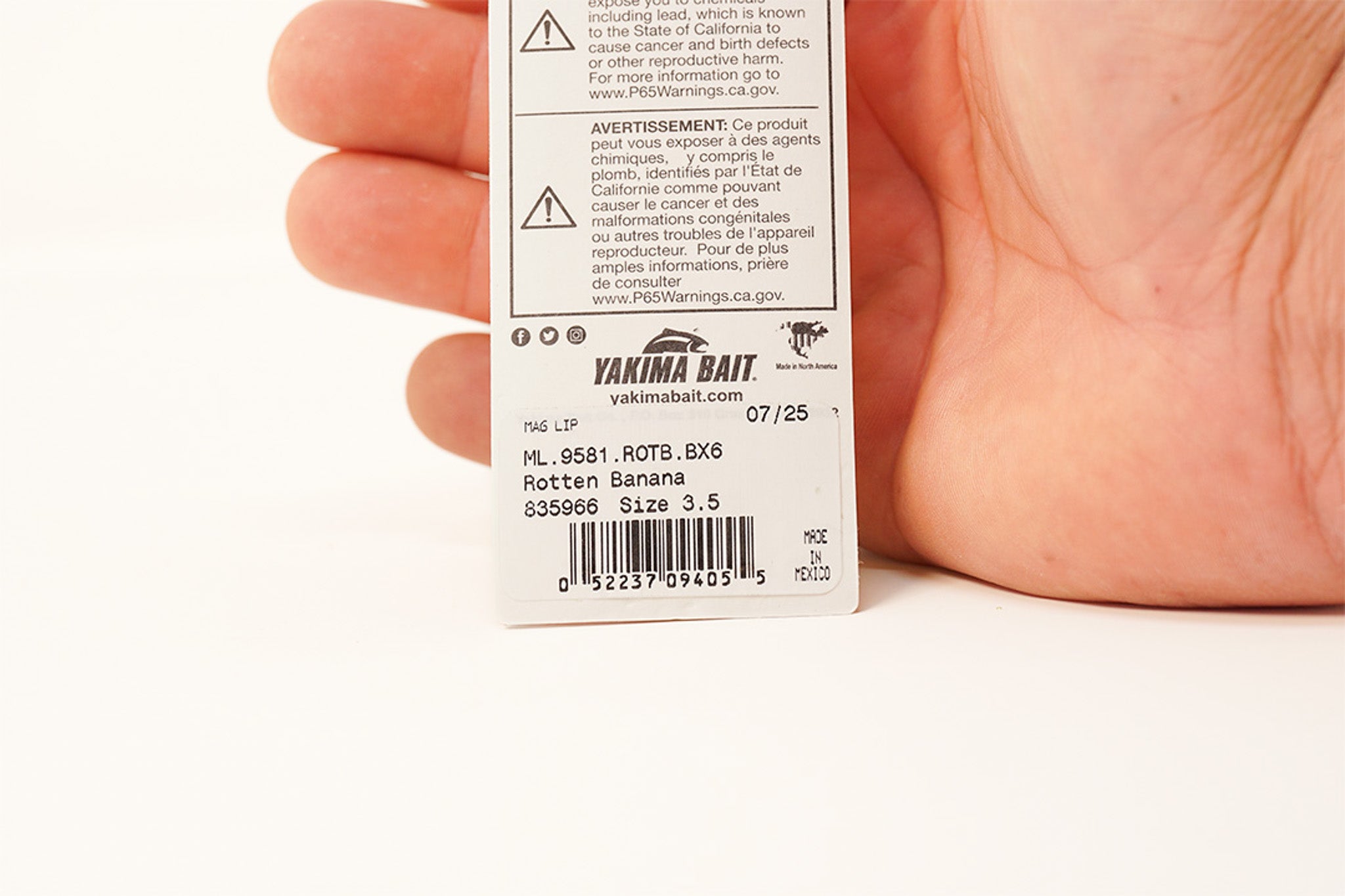 Yakima Rotten Banana 3.5" Mag Lip - Mad Scientist Technology Blue UV Coating