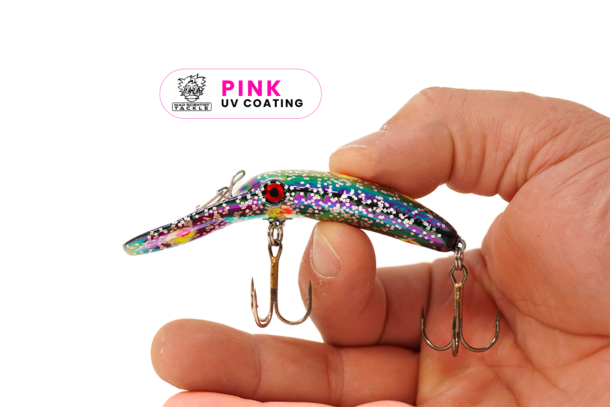 Yakima Night Dancer 3.5" Mag Lip - Mad Scientist Technology Pink UV Coating