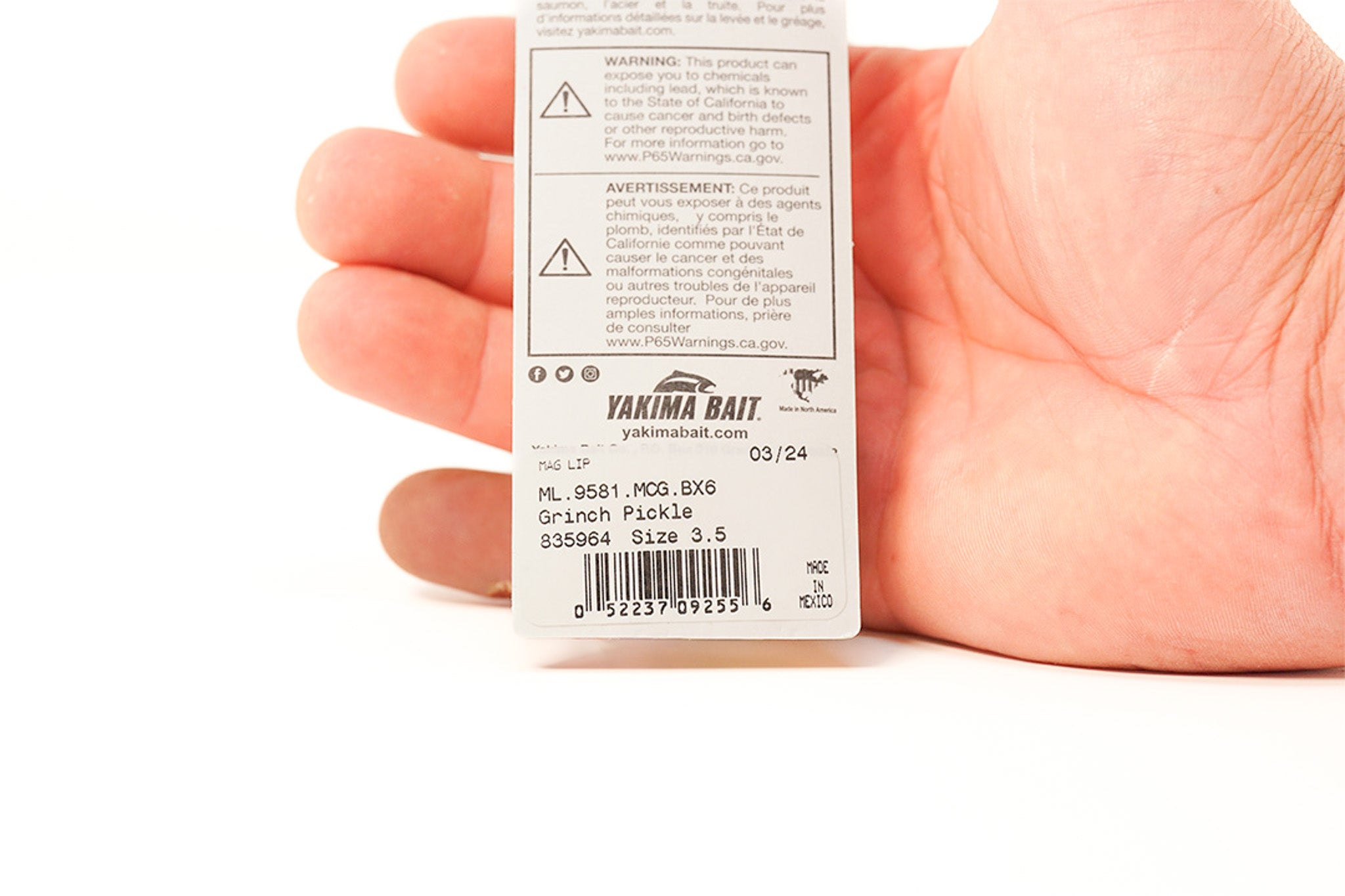 Yakima Grinch Pickle 3.5" Mag Lip - Mad Scientist Technology Pink UV Coating