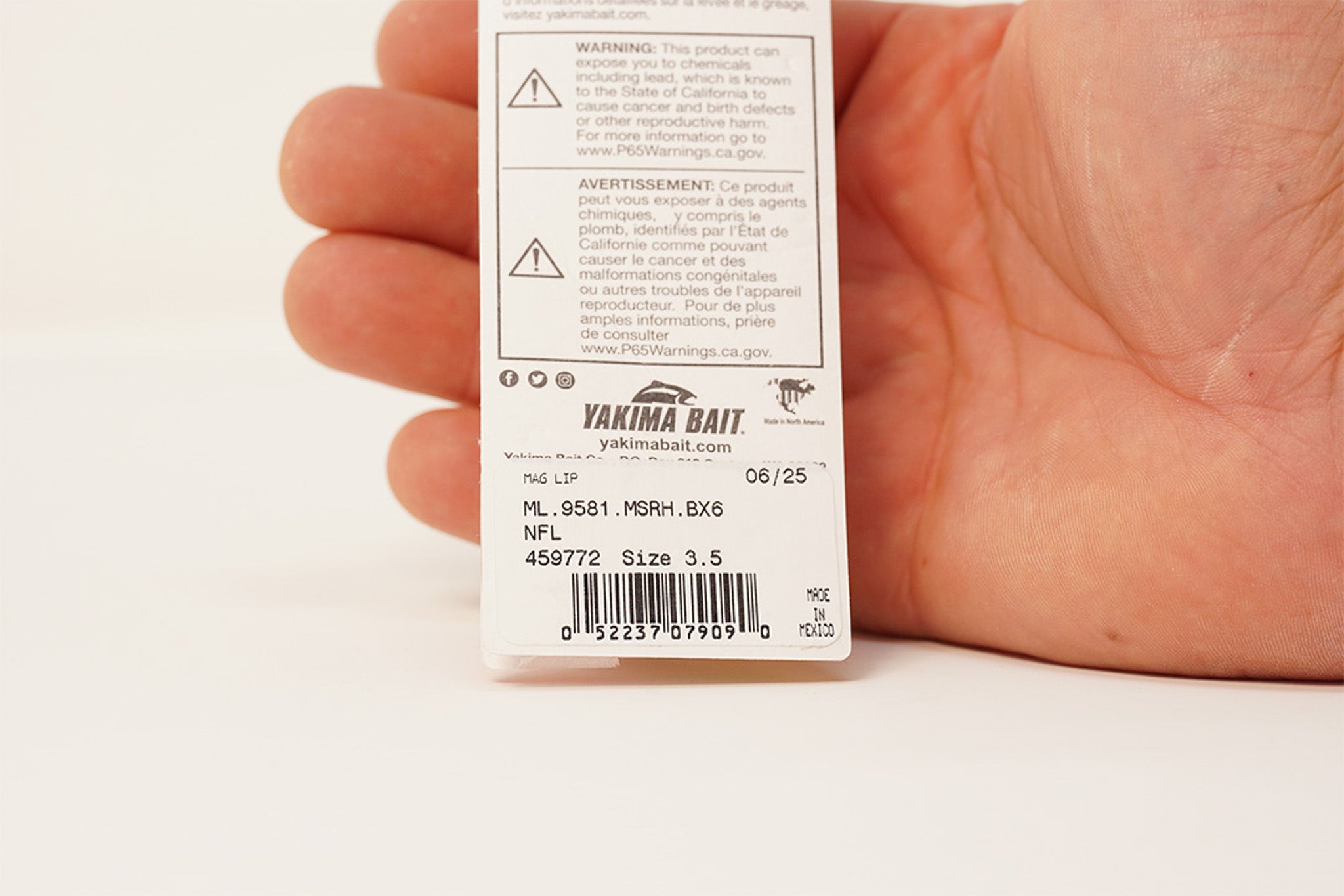 Yakima NFL 3.5" Mag Lip - Mad Scientist Technology Pink UV Coating