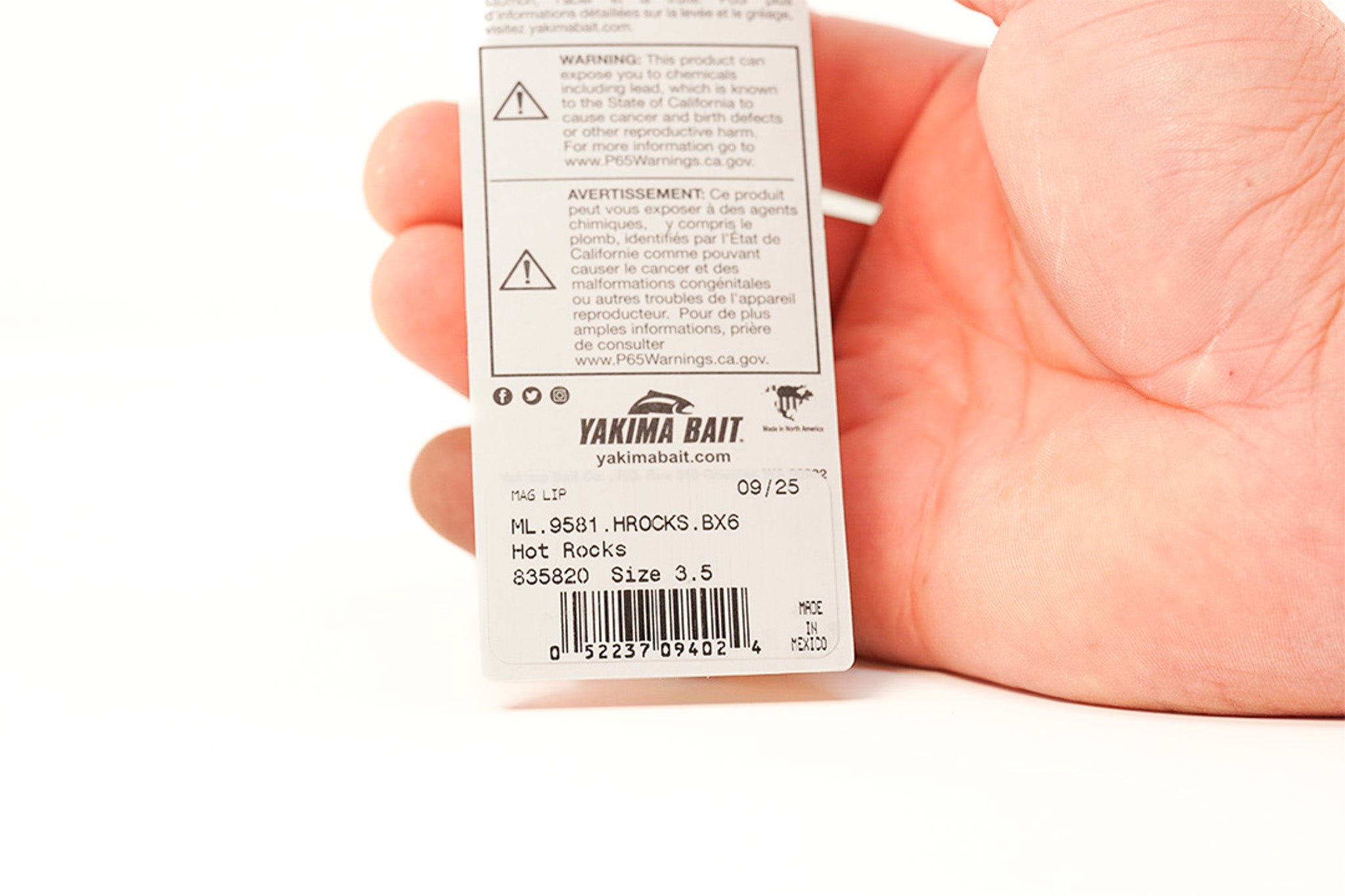 Yakima Hot Rocks 3.5" Mag Lip - Mad Scientist Technology Green UV Coating