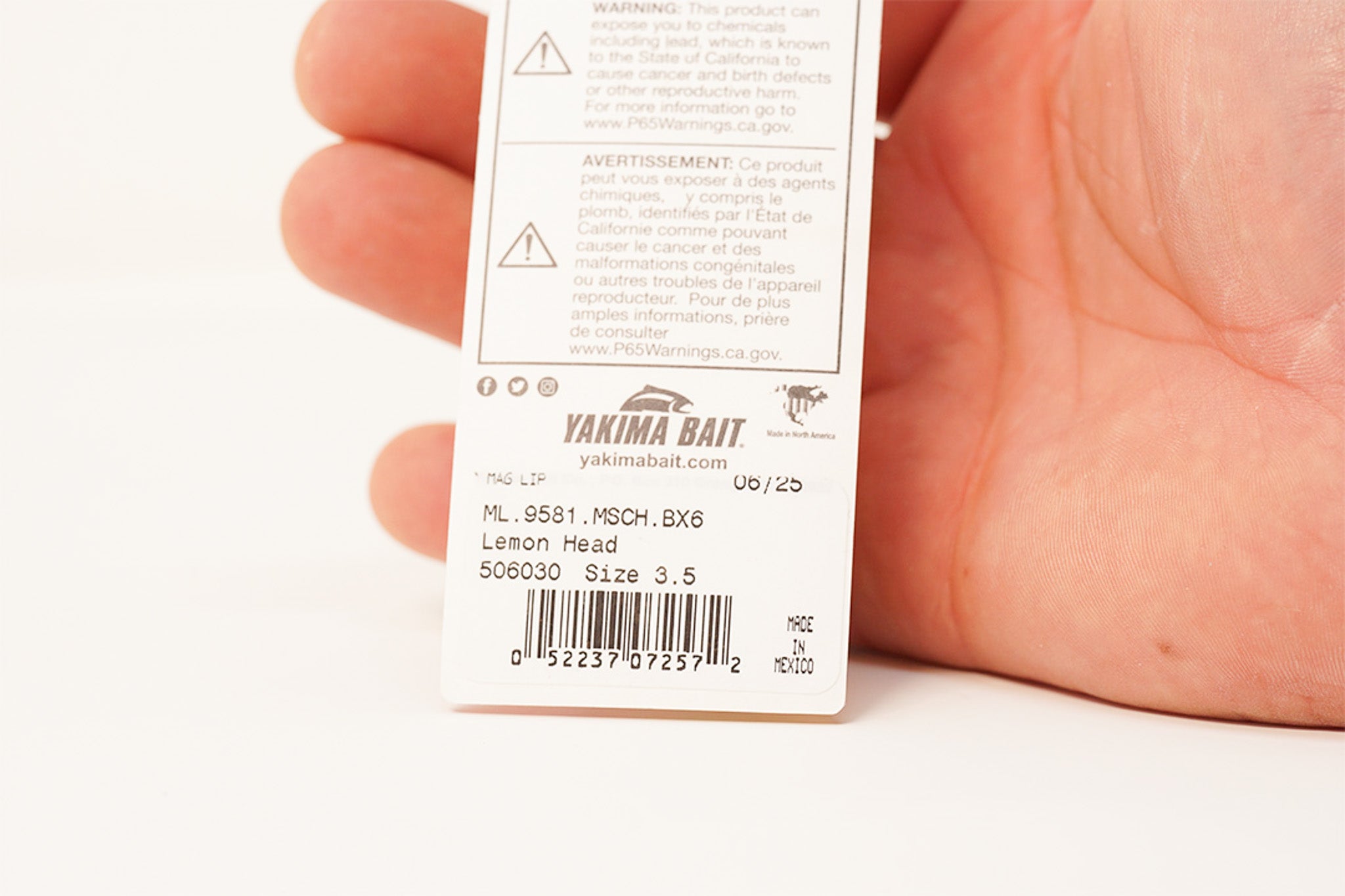 Yakima Lemon Head 3.5" Mag Lip - Mad Scientist Technology Pink UV Coating