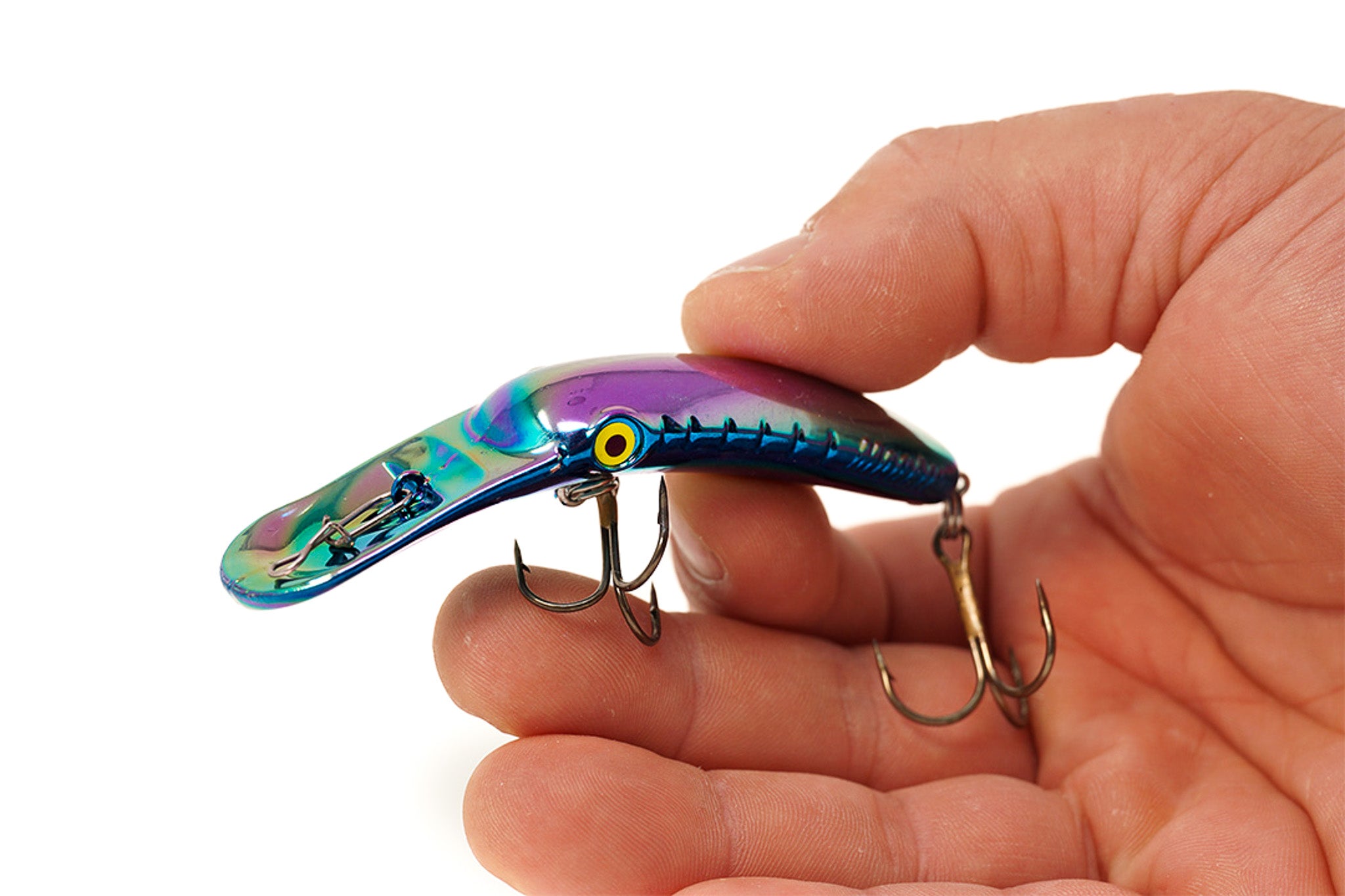 Yakima Metallic Blue 3.5" Mag Lip - Mad Scientist Technology Pink UV Coating