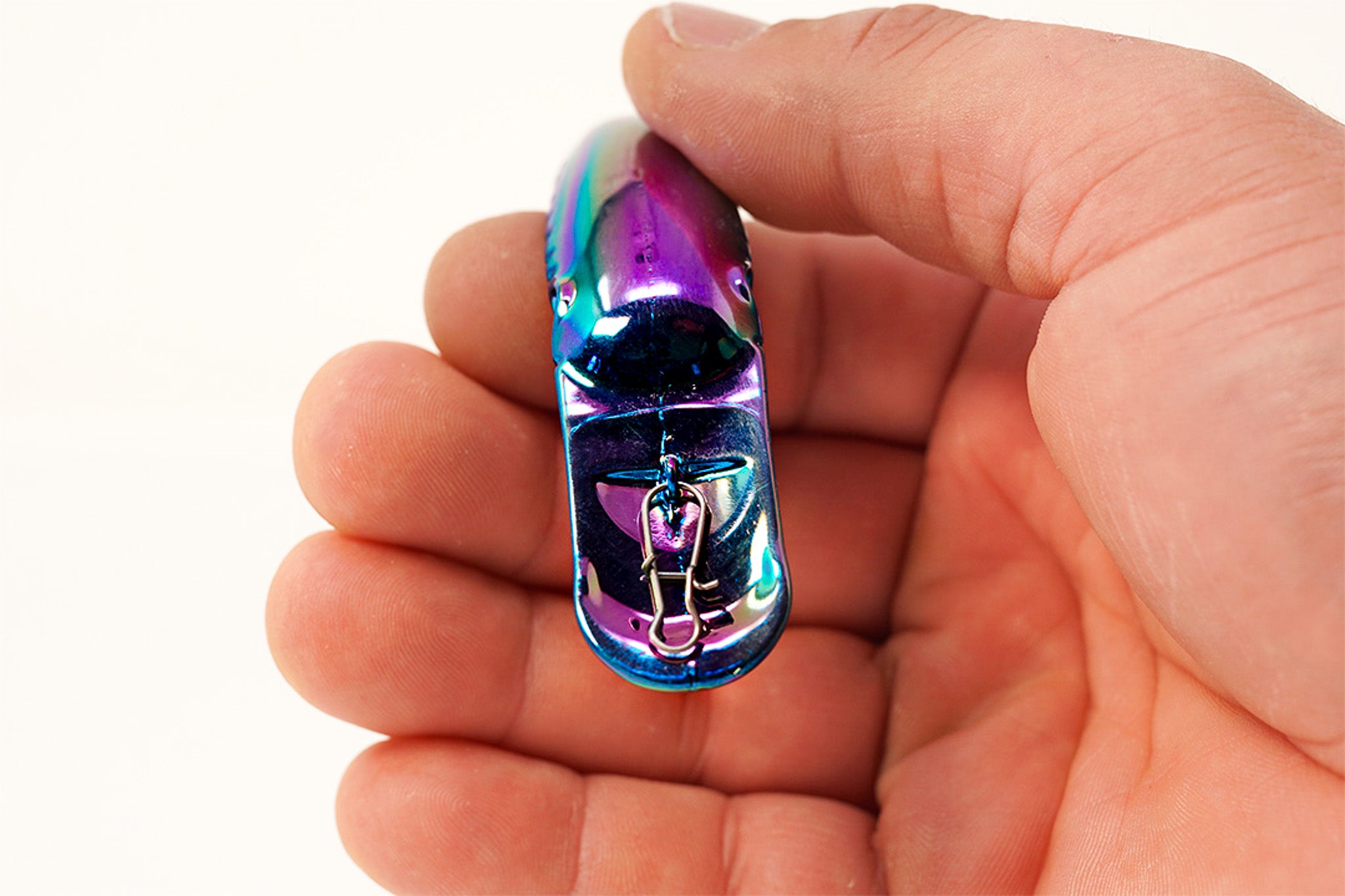 Yakima Metallic Blue 3.5" Mag Lip - Mad Scientist Technology Pink UV Coating