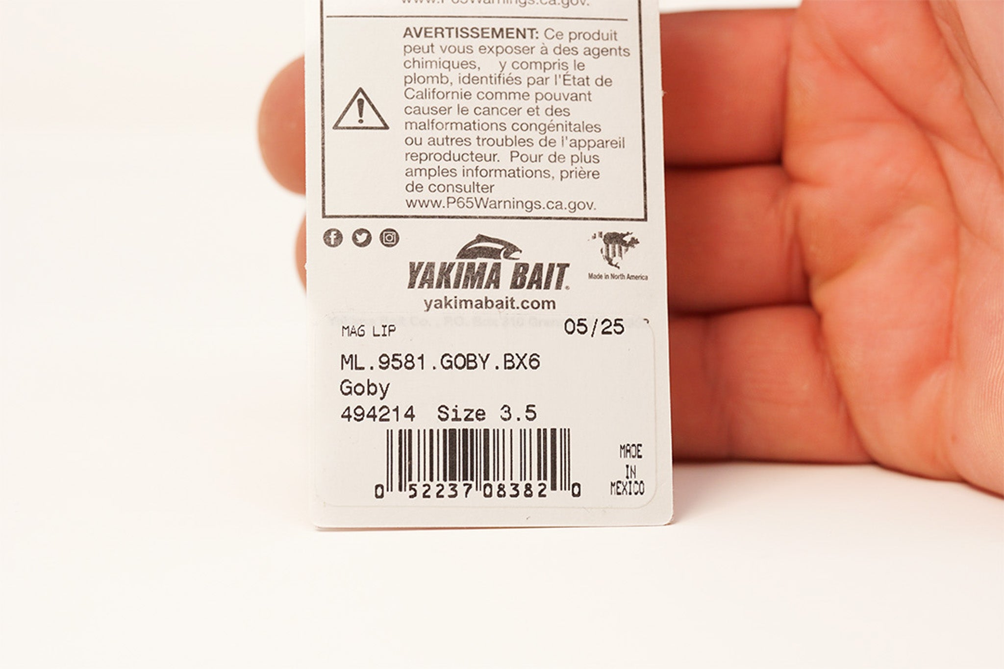 Yakima Goby 3.5" Mag Lip - Mad Scientist Technology Gold UV Coating