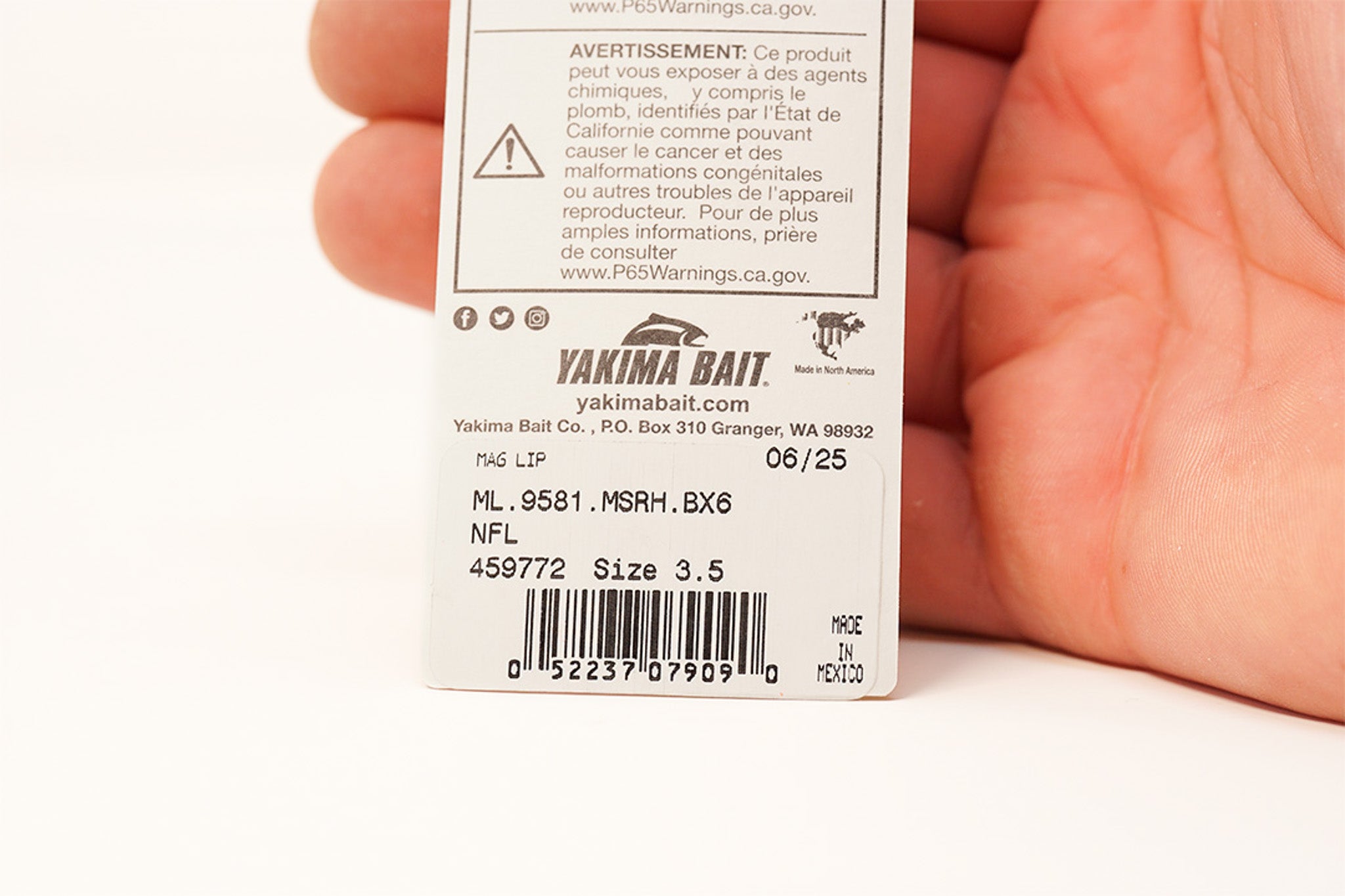 Yakima NFL 3.5" Mag Lip - Mad Scientist Technology Gold UV Coating