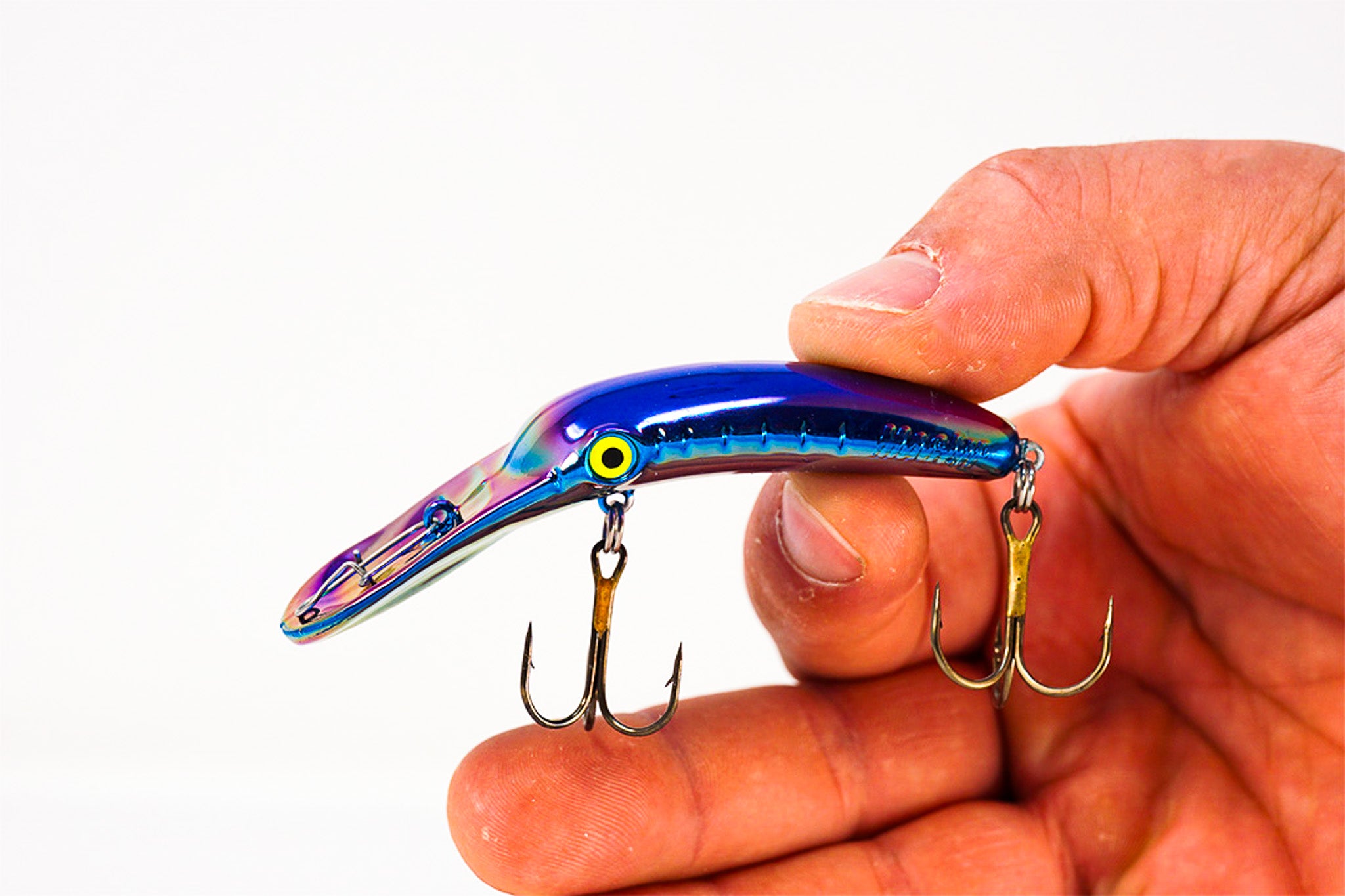 Yakima Metallic Blue 3.5" Mag Lip - Mad Scientist Technology Green UV Coating