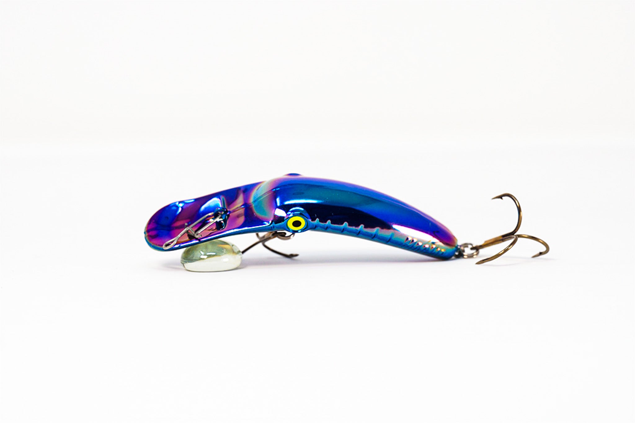 Yakima Metallic Blue 3.5" Mag Lip - Mad Scientist Technology Green UV Coating