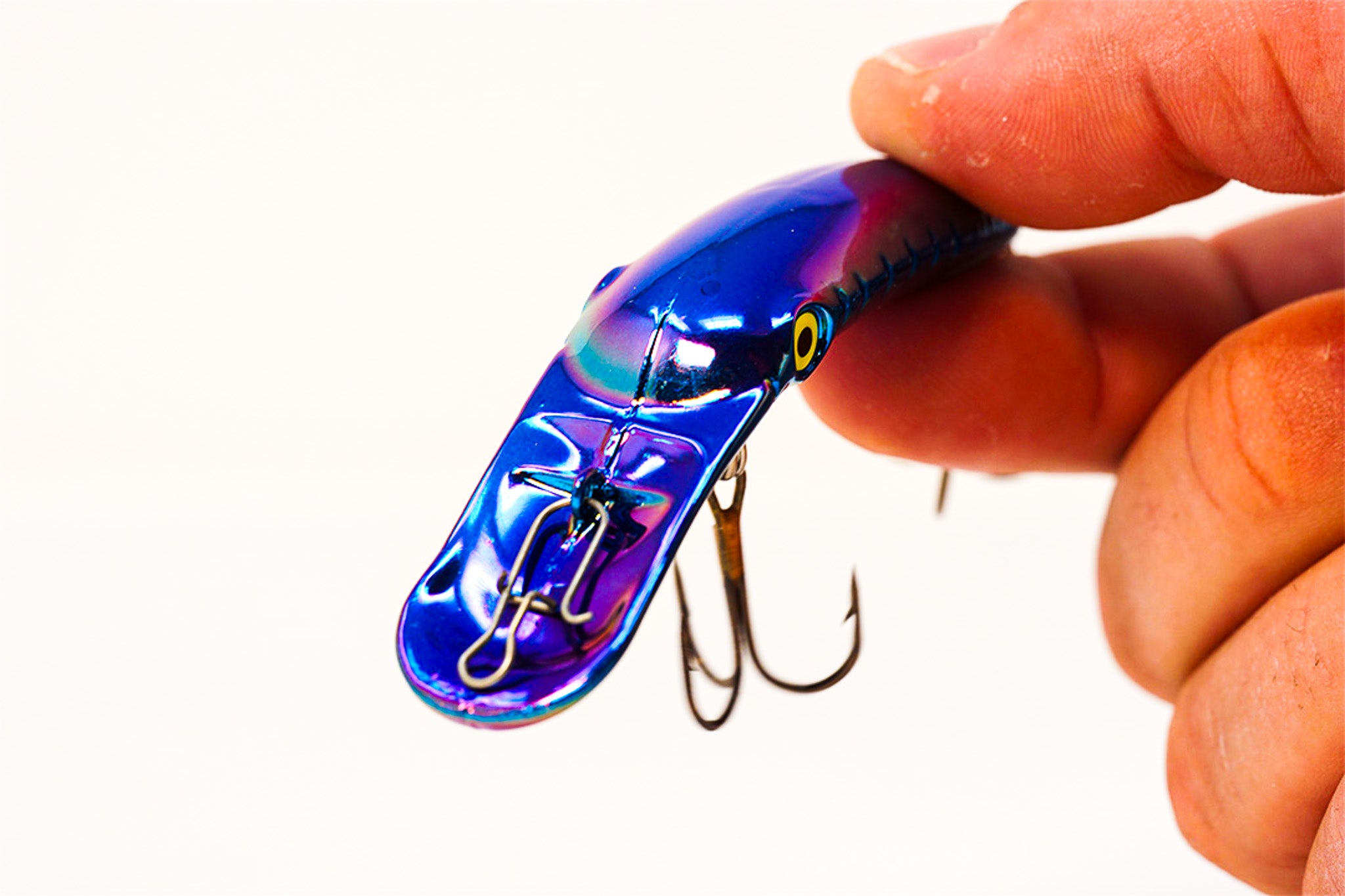 Yakima Metallic Blue 3.5" Mag Lip - Mad Scientist Technology Green UV Coating