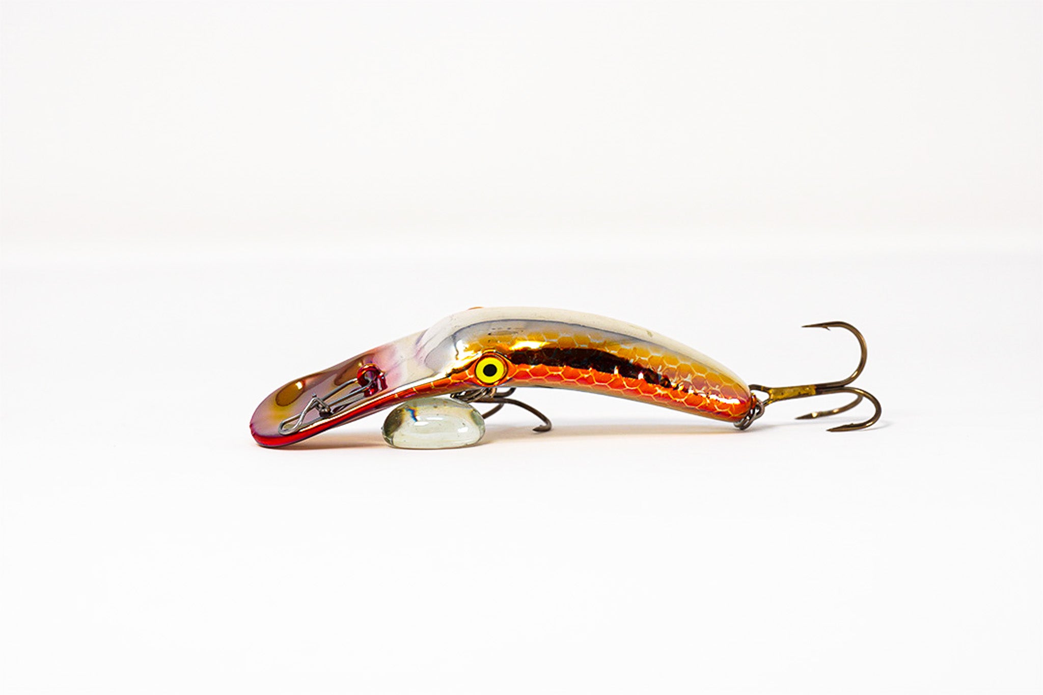 Yakima Met Orange Pirate 3.5" Mag Lip - Mad Scientist Technology Gold UV Coating