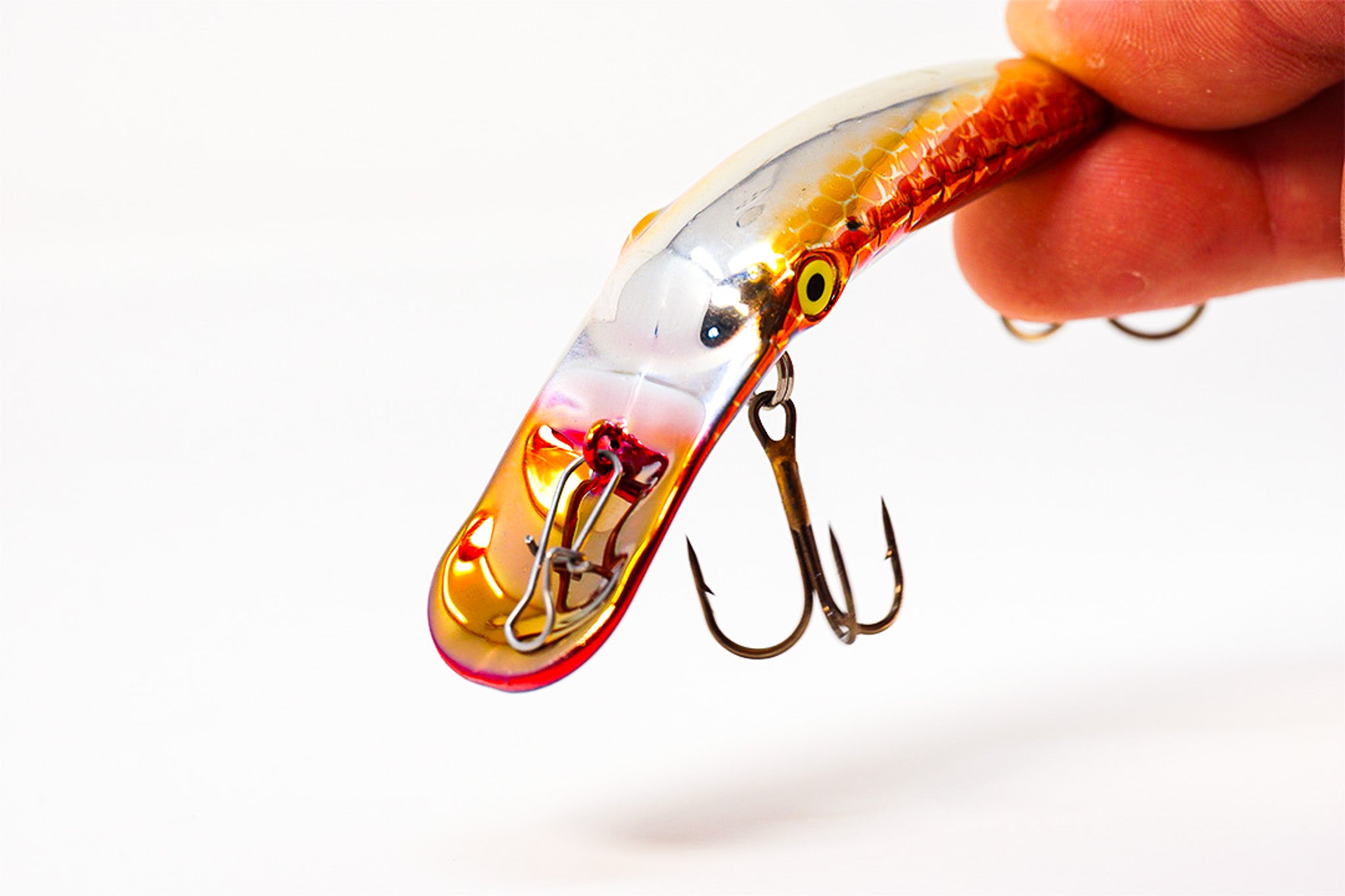 Yakima Met Orange Pirate 3.5" Mag Lip - Mad Scientist Technology Gold UV Coating