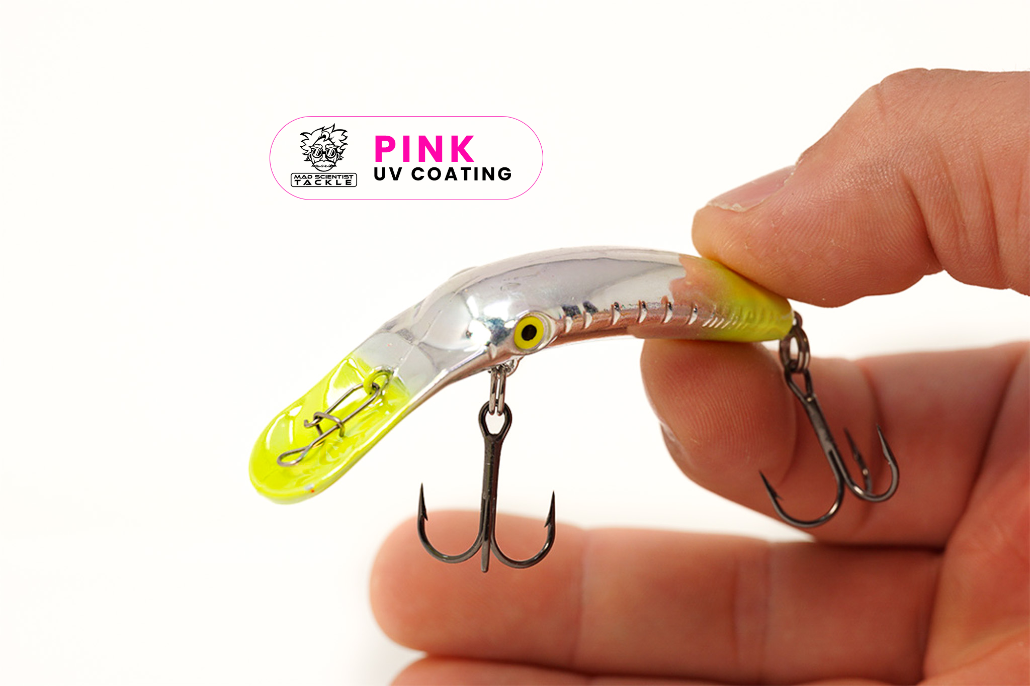 Yakima Double Trouble 3" Mag Lip - Mad Scientist Technology Pink UV Coating