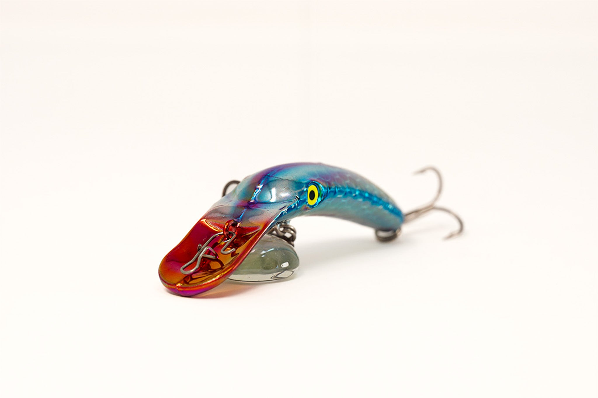 Yakima Met Silver Blue Pirate 3" Mag Lip - Mad Scientist Technology Green UV Coating