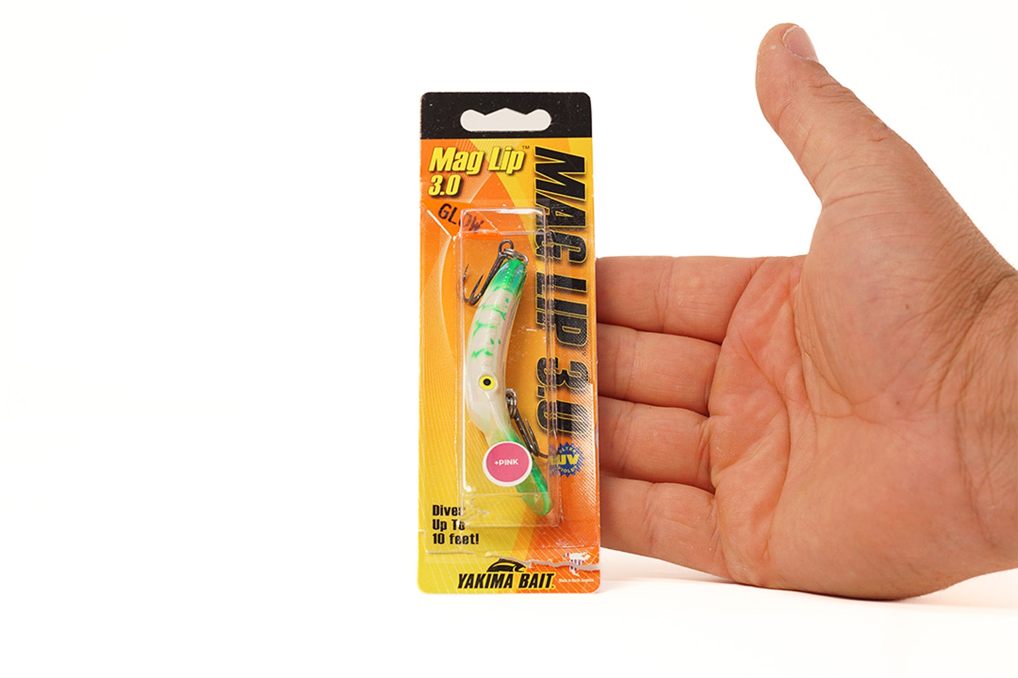 Yakima Glo Dill Pickle 3" Mag Lip - Mad Scientist Technology Pink UV Coating