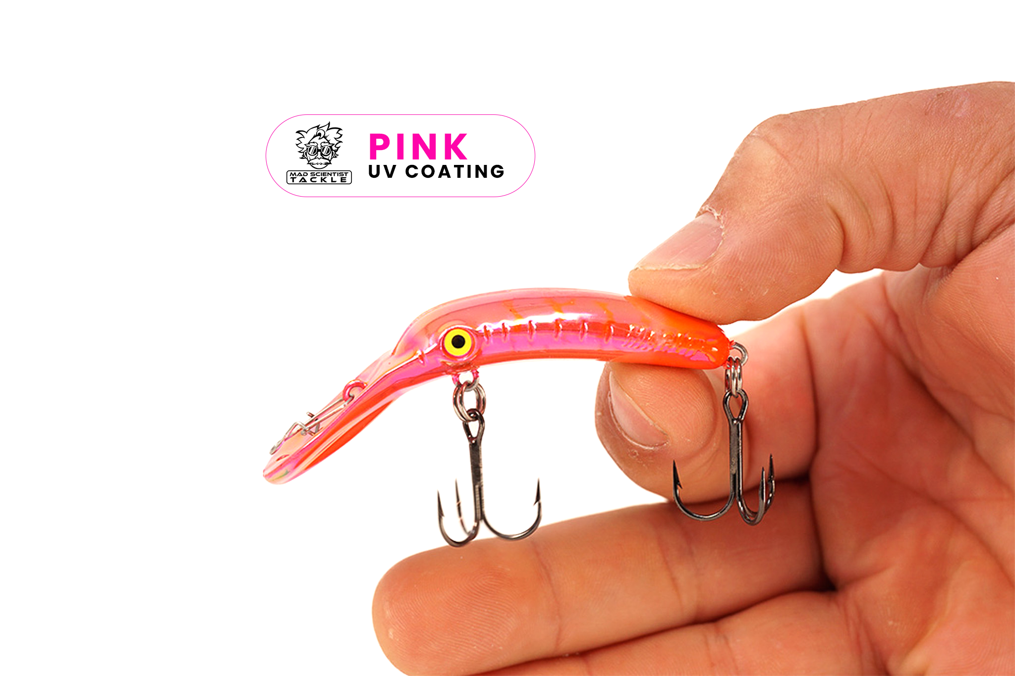 Yakima Punch Card 3" Mag Lip - Mad Scientist Technology Pink UV Coating