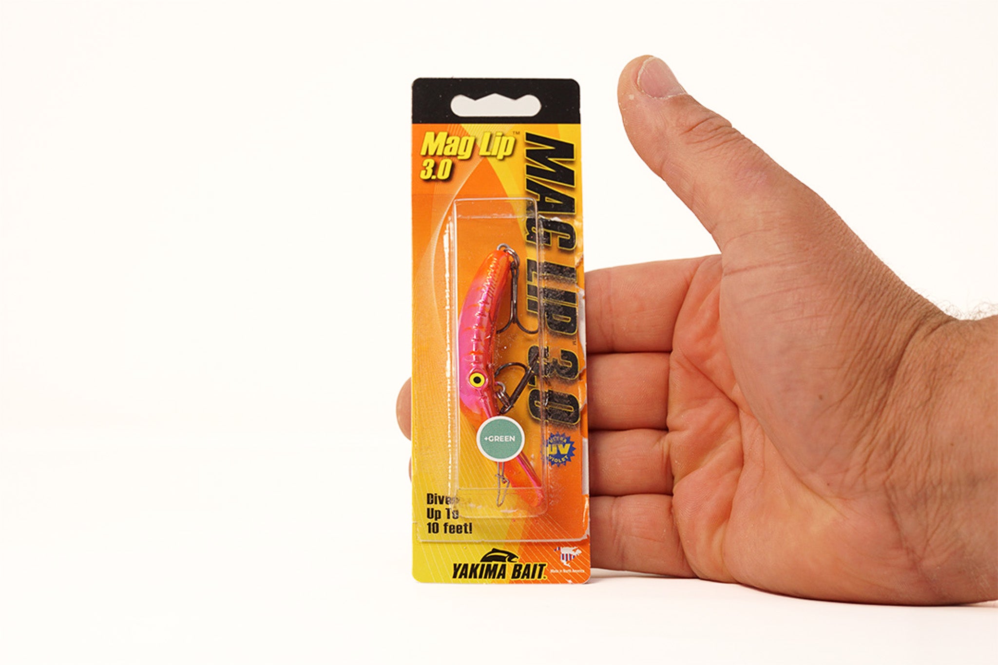 Yakima Punch Card 3" Mag Lip - Mad Scientist Technology Green UV Coating