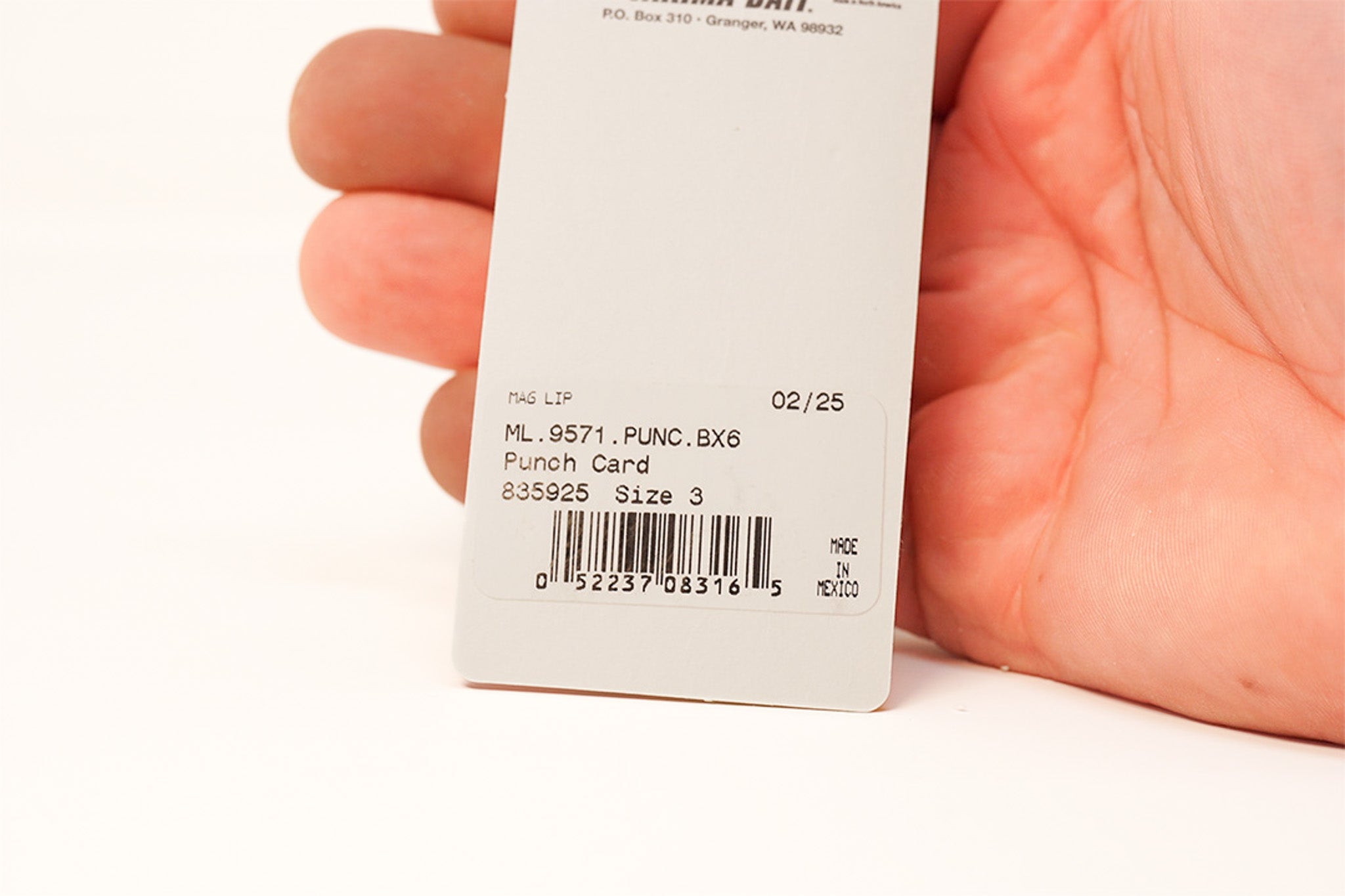 Yakima Punch Card 3" Mag Lip - Mad Scientist Technology Green UV Coating