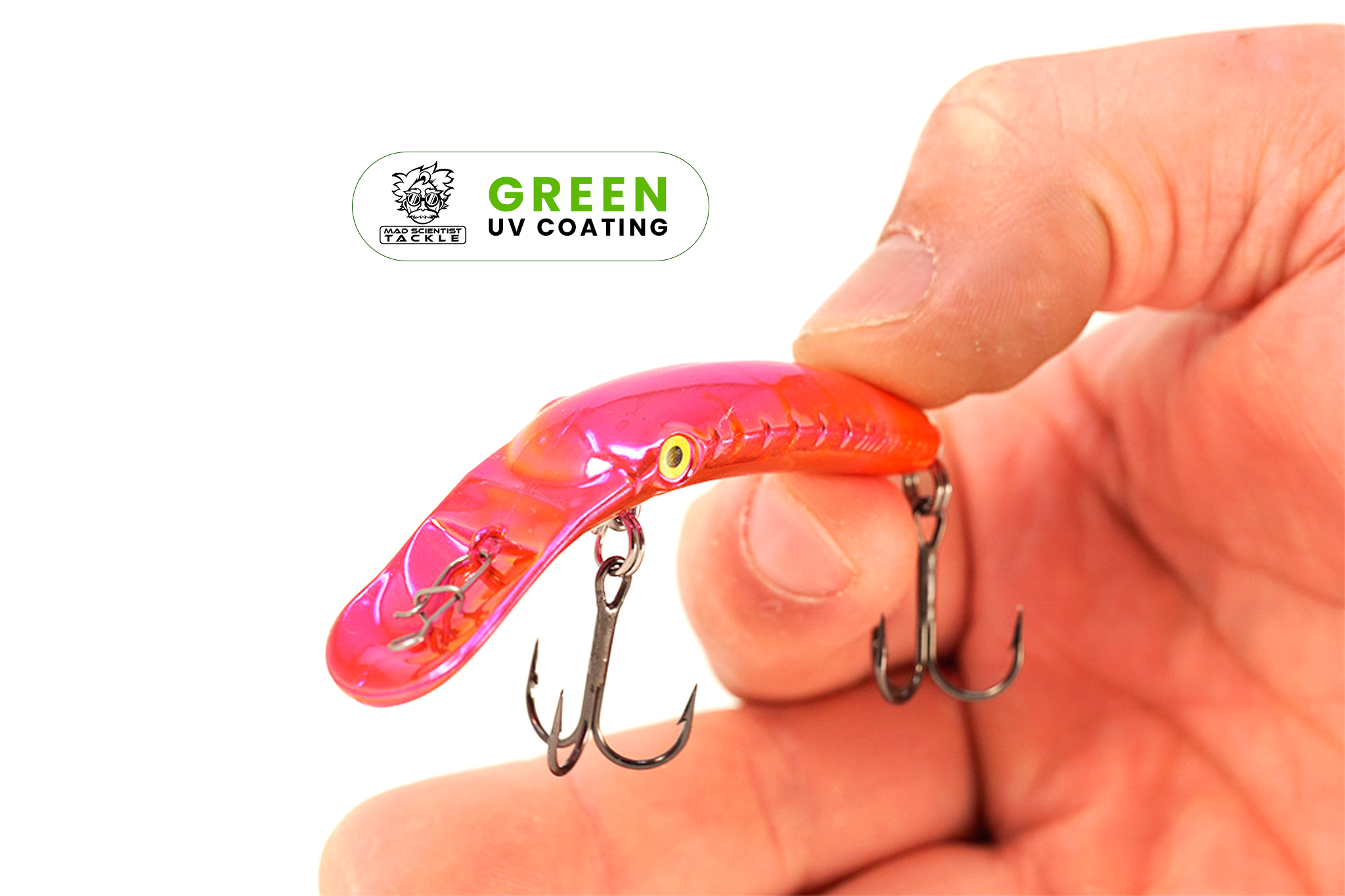 Yakima Punch Card 3" Mag Lip - Mad Scientist Technology Green UV Coating