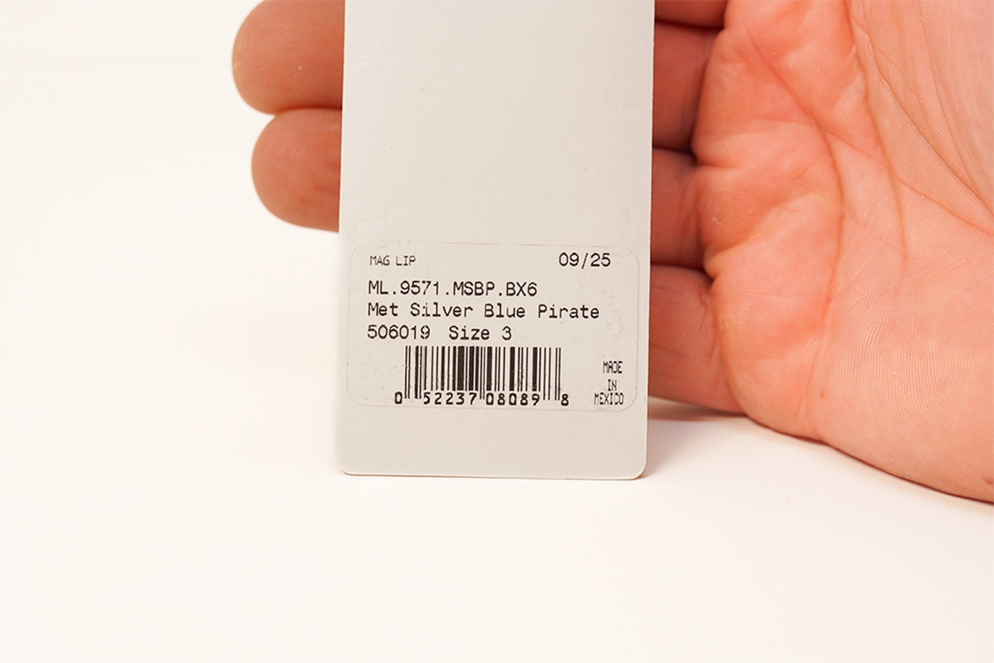 Yakima Met Silver Blue Pirate 3" Mag Lip - Mad Scientist Technology Pink UV Coating