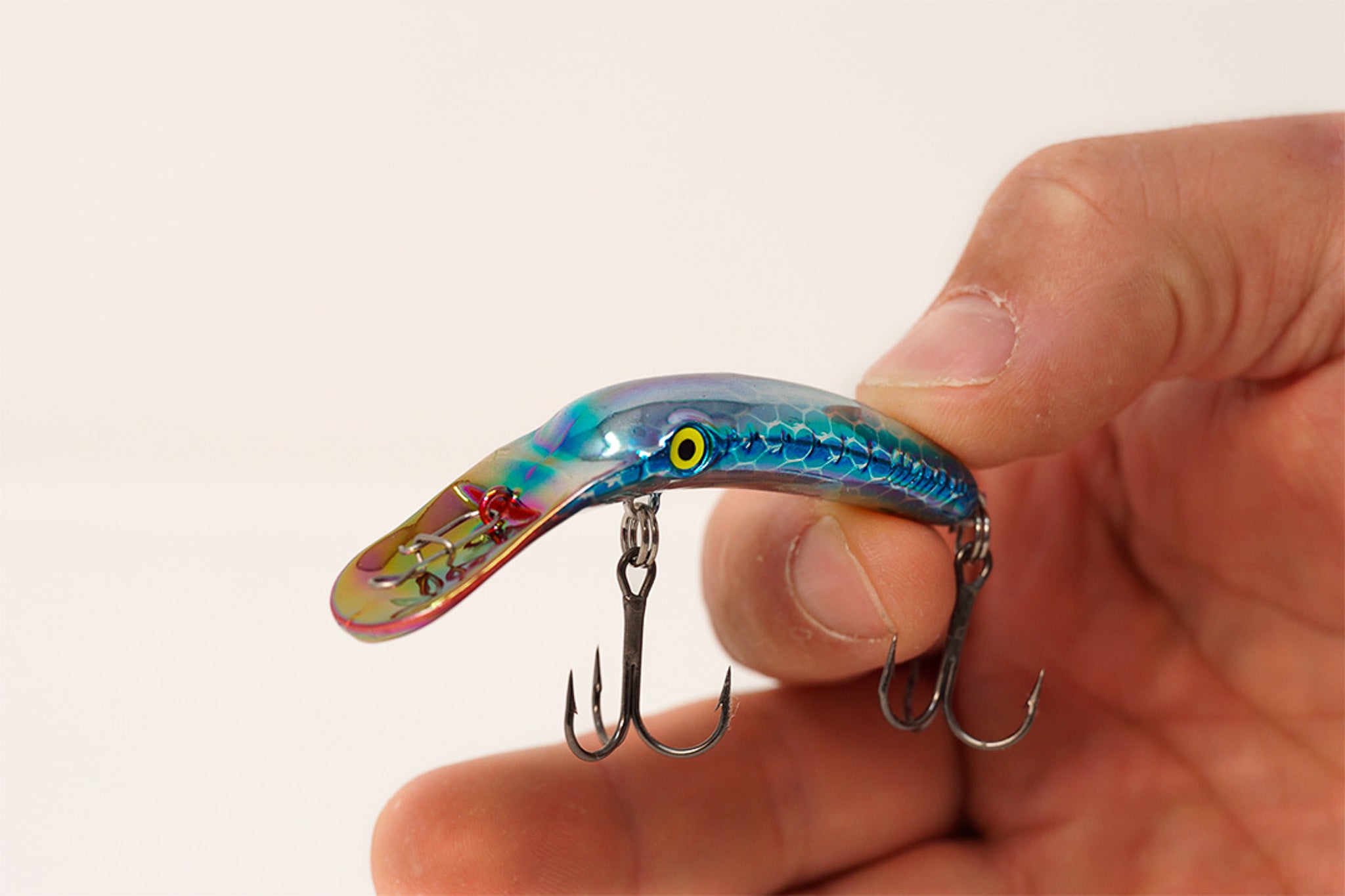 Yakima Met Silver Blue Pirate 3" Mag Lip - Mad Scientist Technology Pink UV Coating