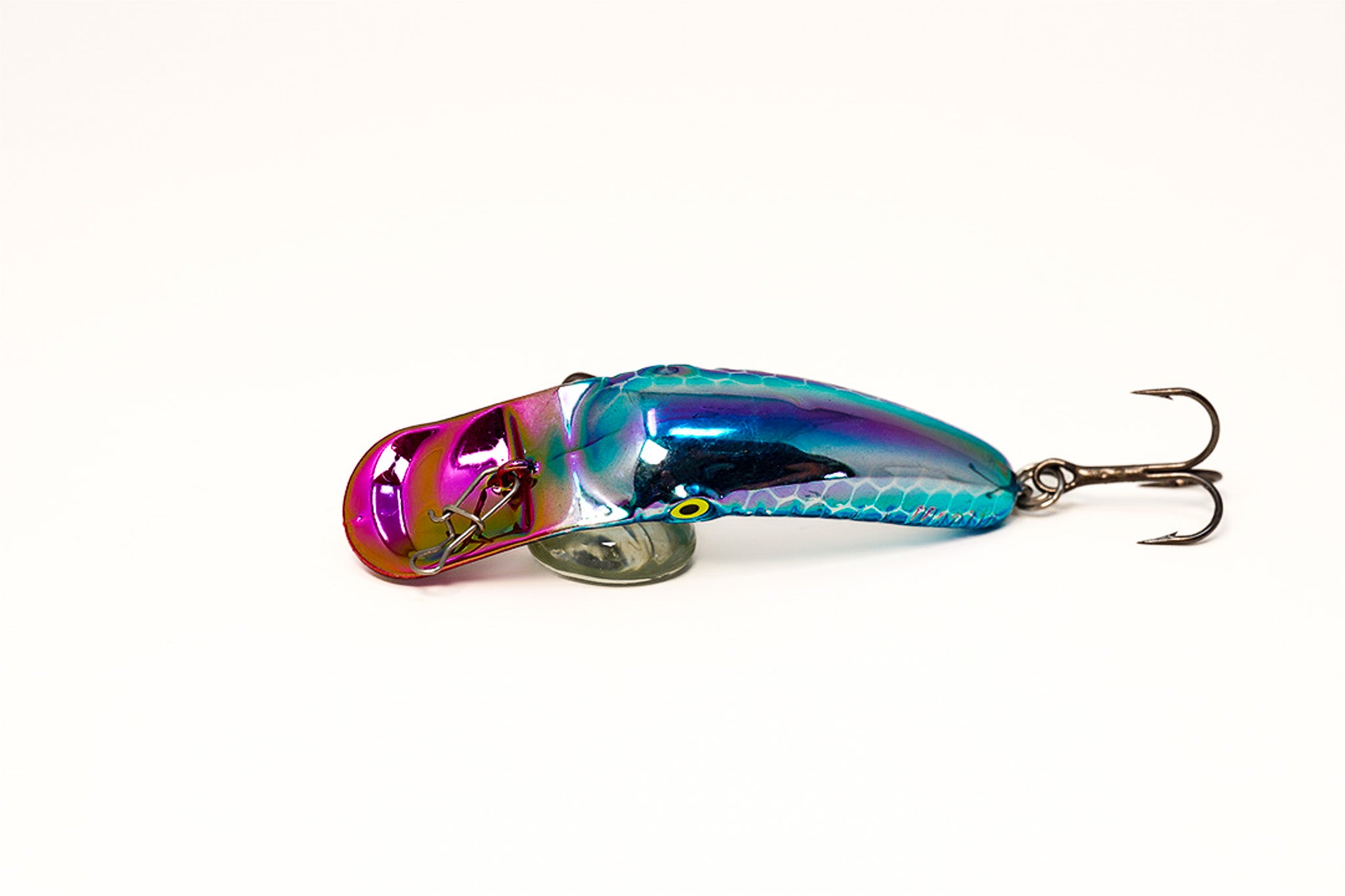 Yakima Met Silver Blue Pirate 3" Mag Lip - Mad Scientist Technology Pink UV Coating