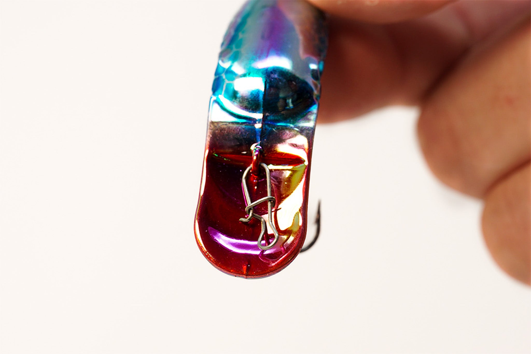 Yakima Met Silver Blue Pirate 3" Mag Lip - Mad Scientist Technology Pink UV Coating