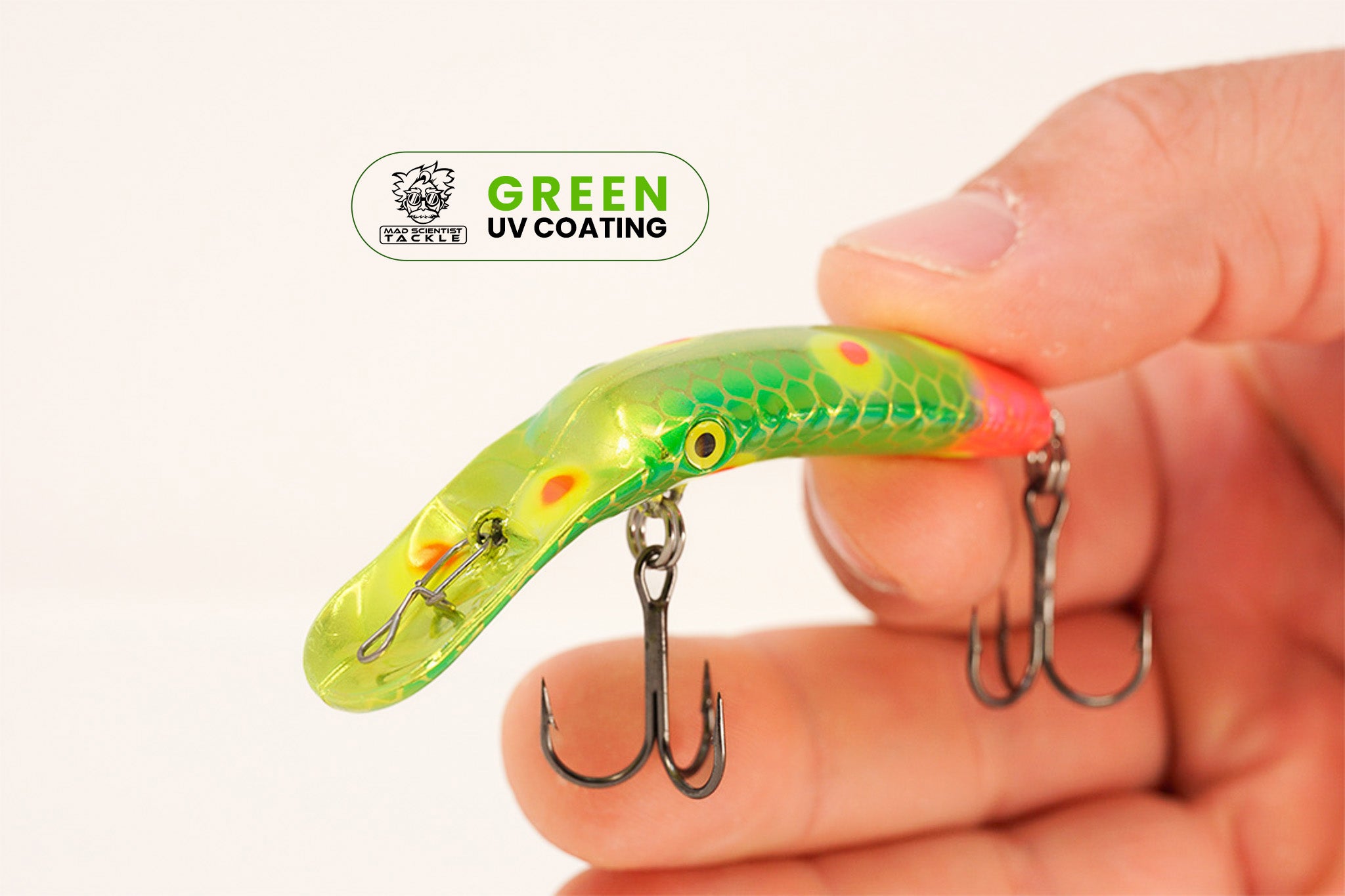 Yakima Mad Clown 3" Mag Lip - Mad Scientist Technology Green UV Coating