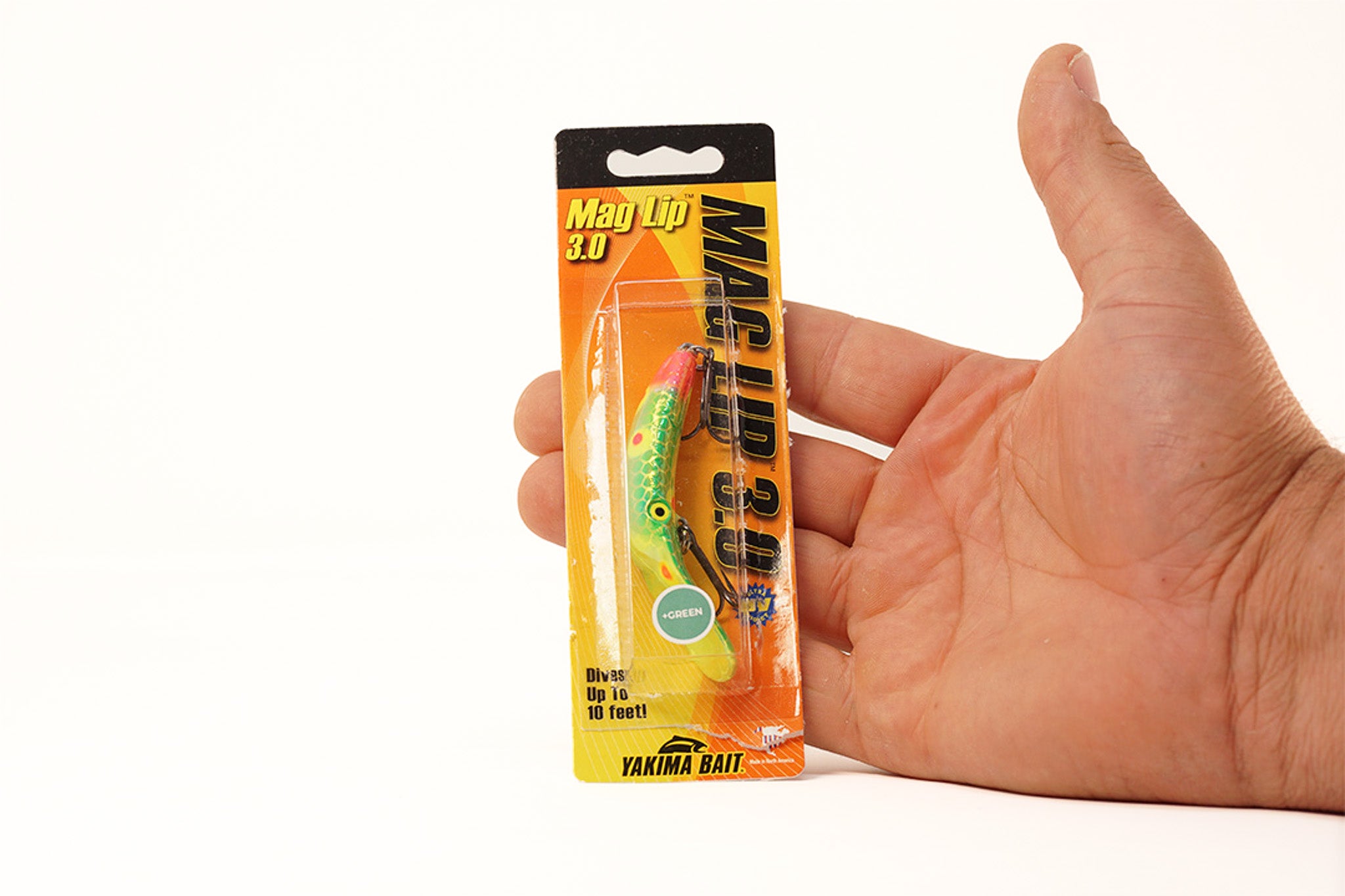 Yakima Mad Clown 3" Mag Lip - Mad Scientist Technology Green UV Coating