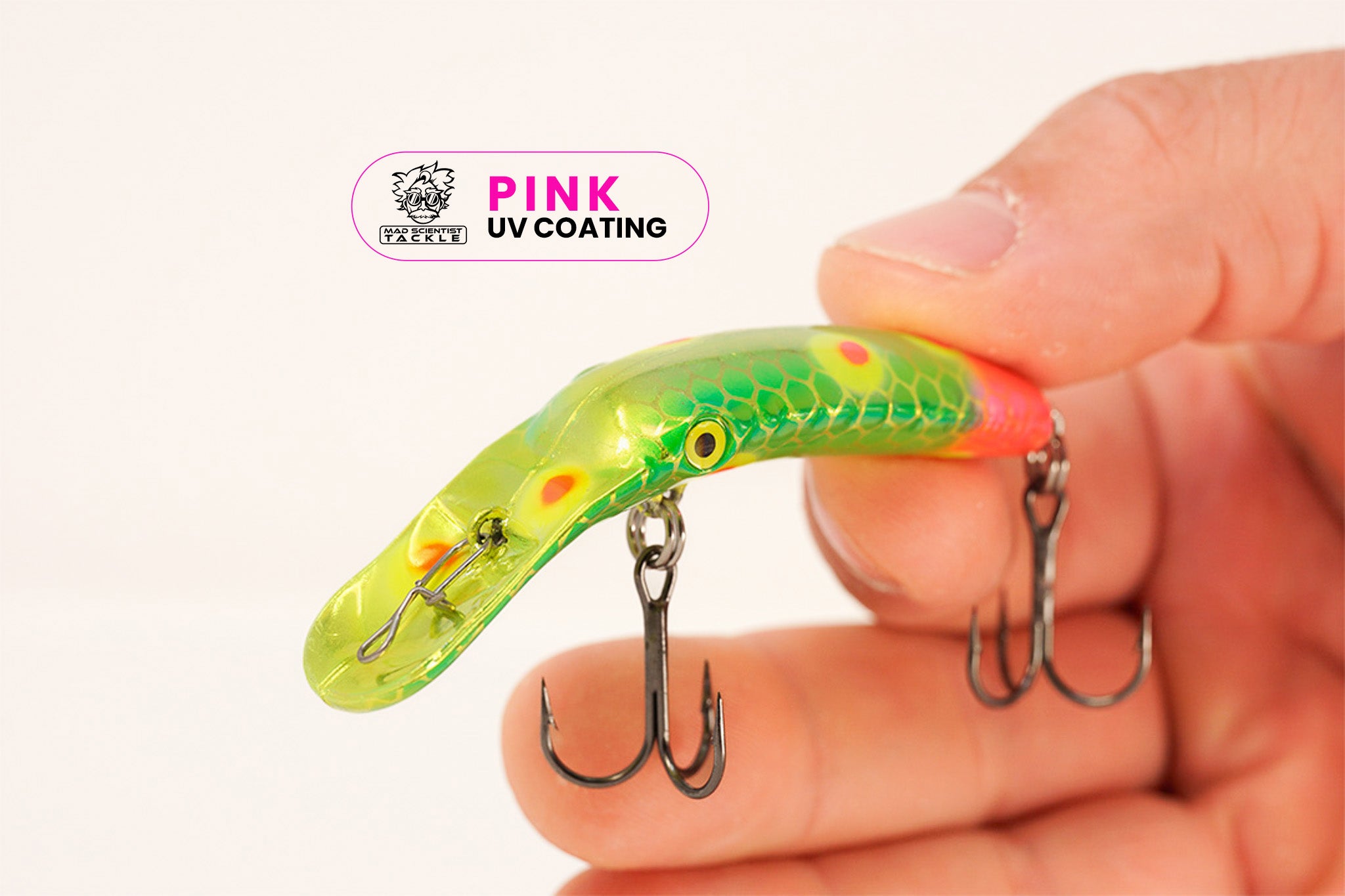 Yakima Mad Clown 3" Mag Lip - Mad Scientist Technology Pink UV Coating