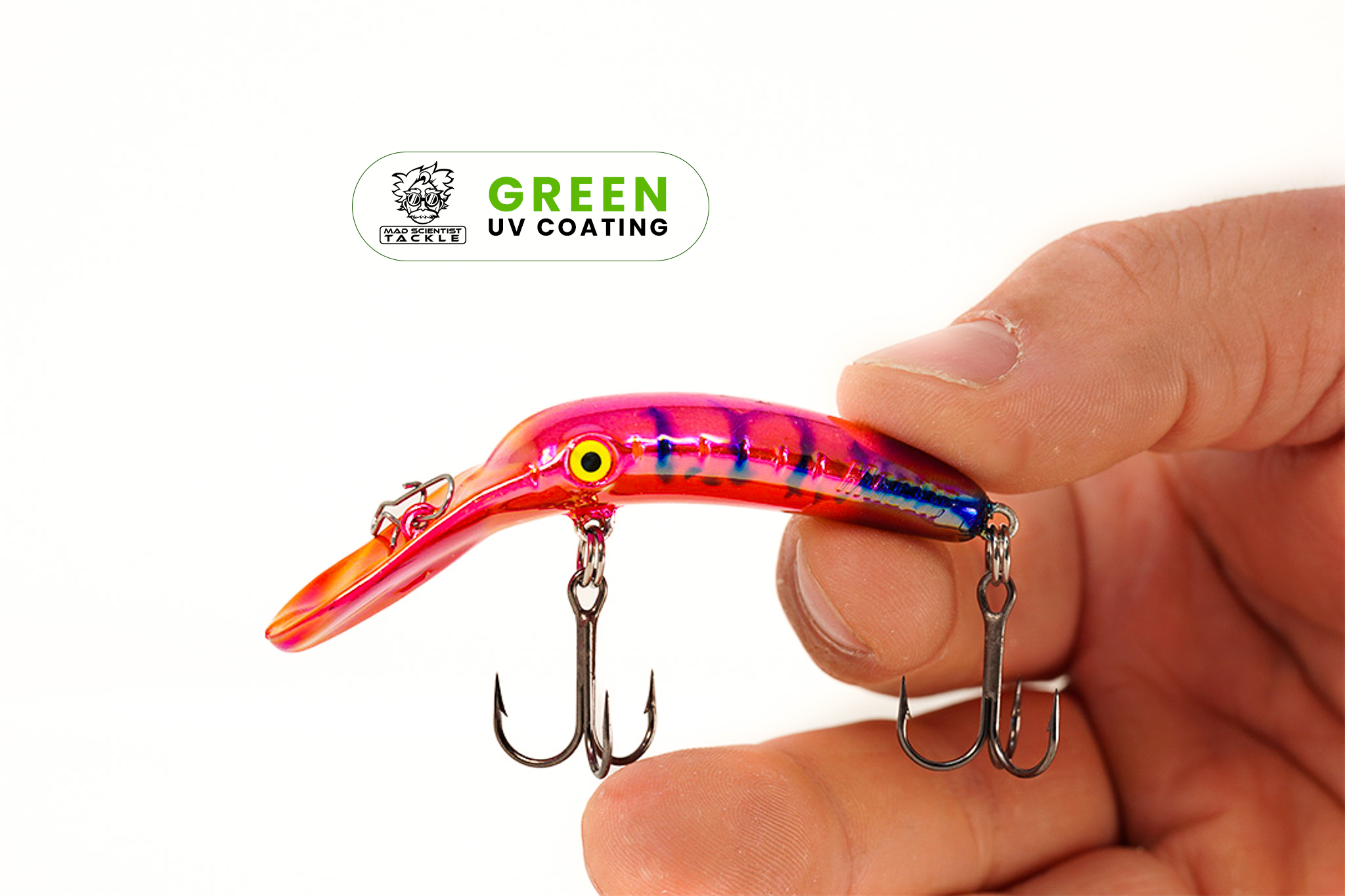 Yakima Misty River 3" Mag Lip - Mad Scientist Technology Green UV Coating