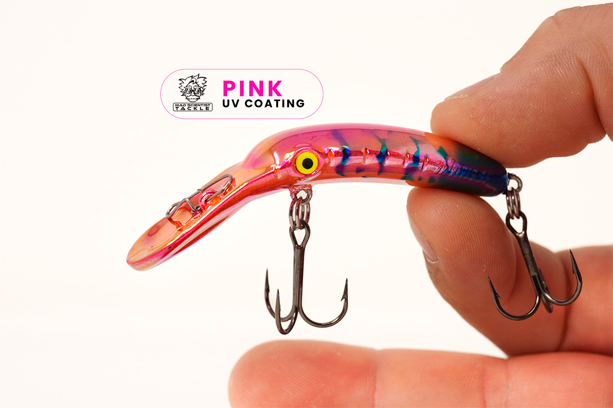 Yakima Misty River 3" Mag Lip - Mad Scientist Technology Pink UV Coating