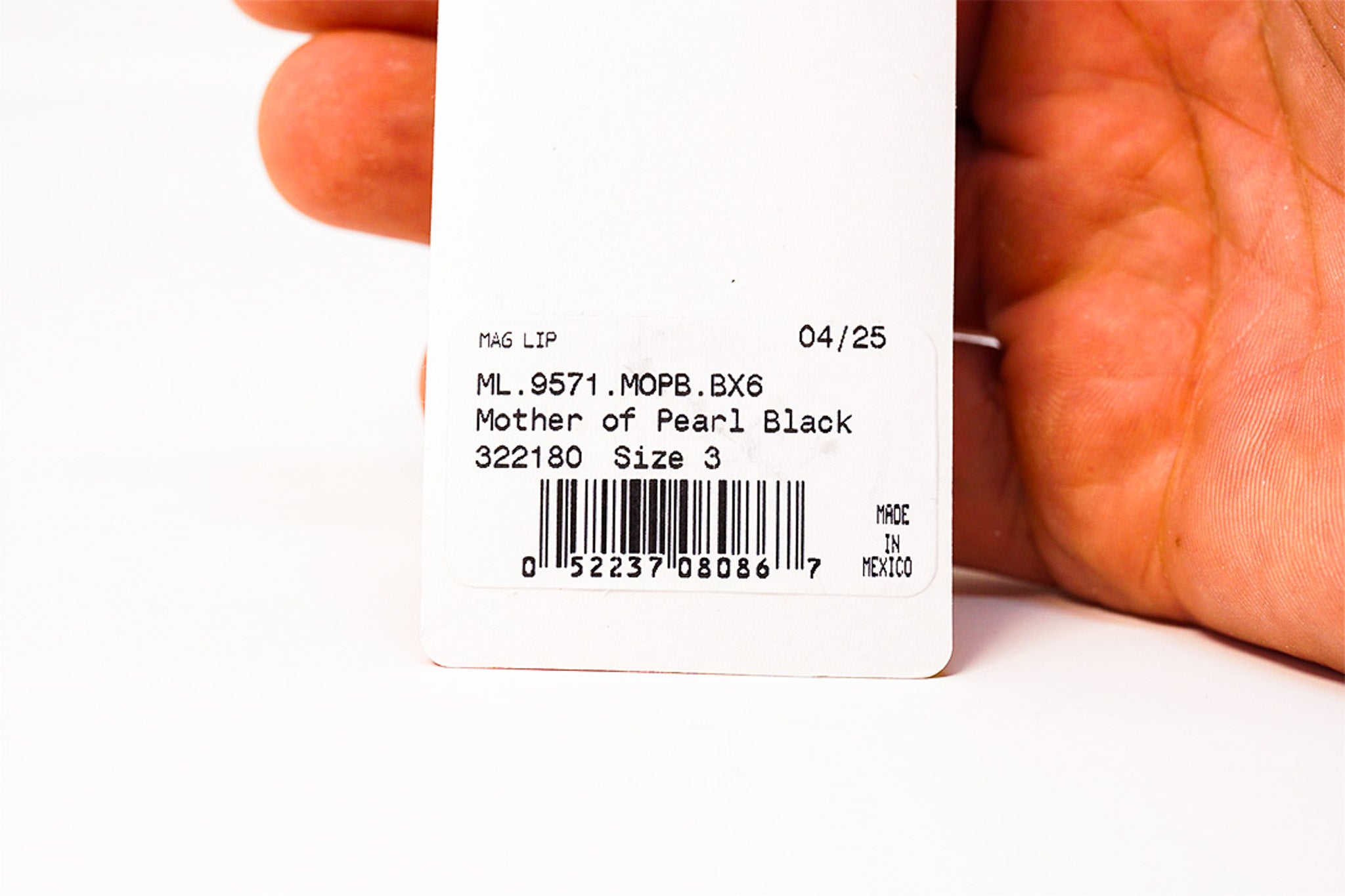 Yakima Mother Of Pearl Black Mag Lip - Mad Scientist Tackle Pink UV Coating