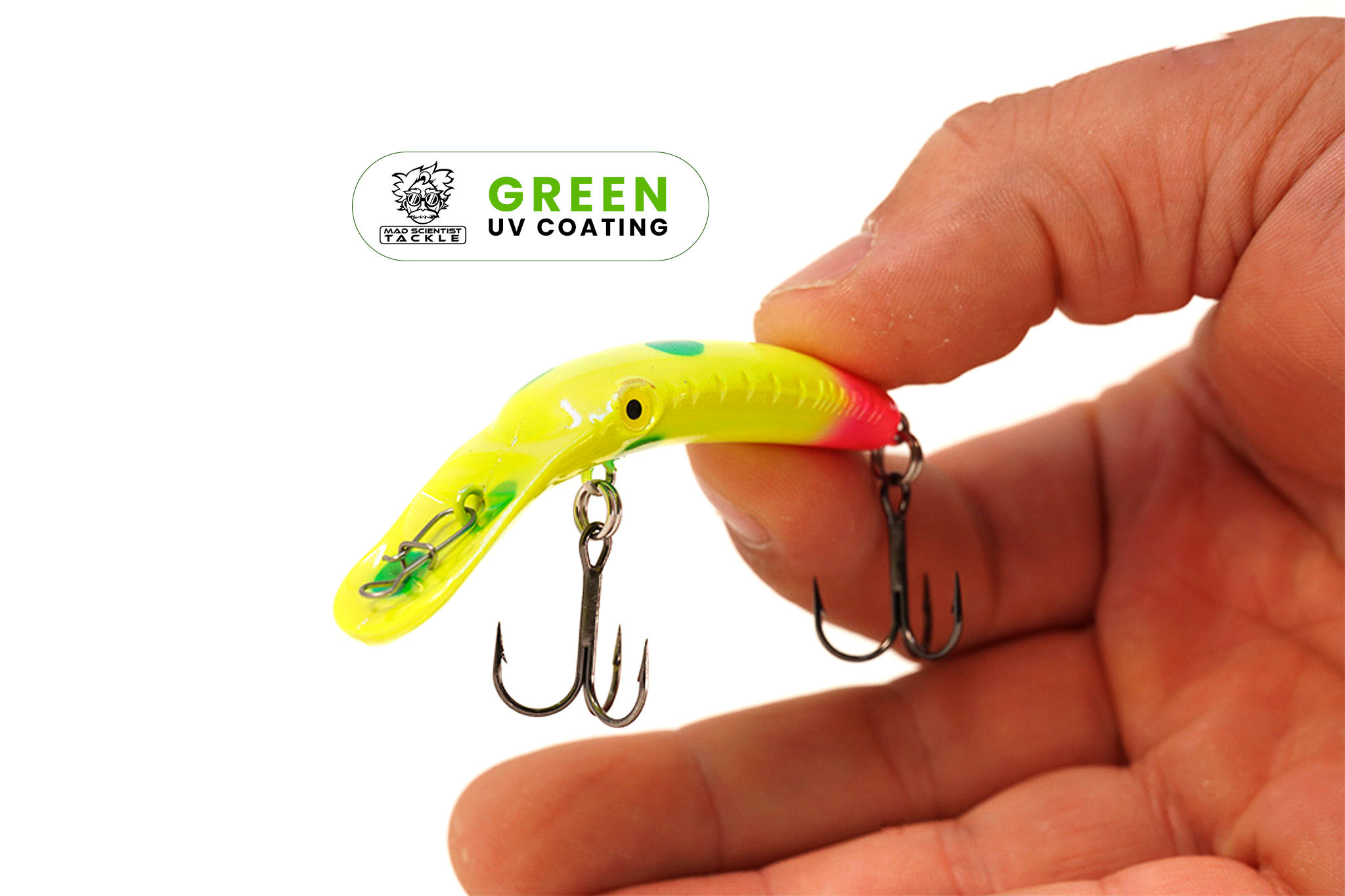 Yakima Rotten Banana 3" Mag Lip - Mad Scientist Technology Green UV Coating