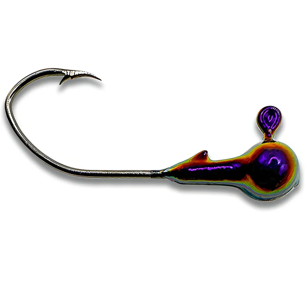 Round Ball Jig (3 Pack) 1/32-3/8 oz Mad Scientist UV IR Coating