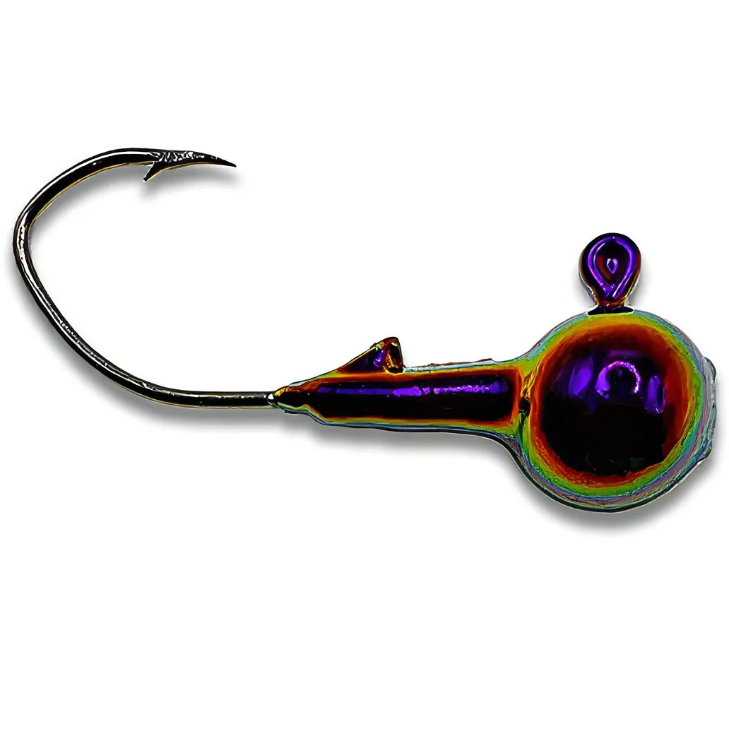 Round Ball Jig (3 Pack) 1/32-3/8 oz Mad Scientist UV IR Coating