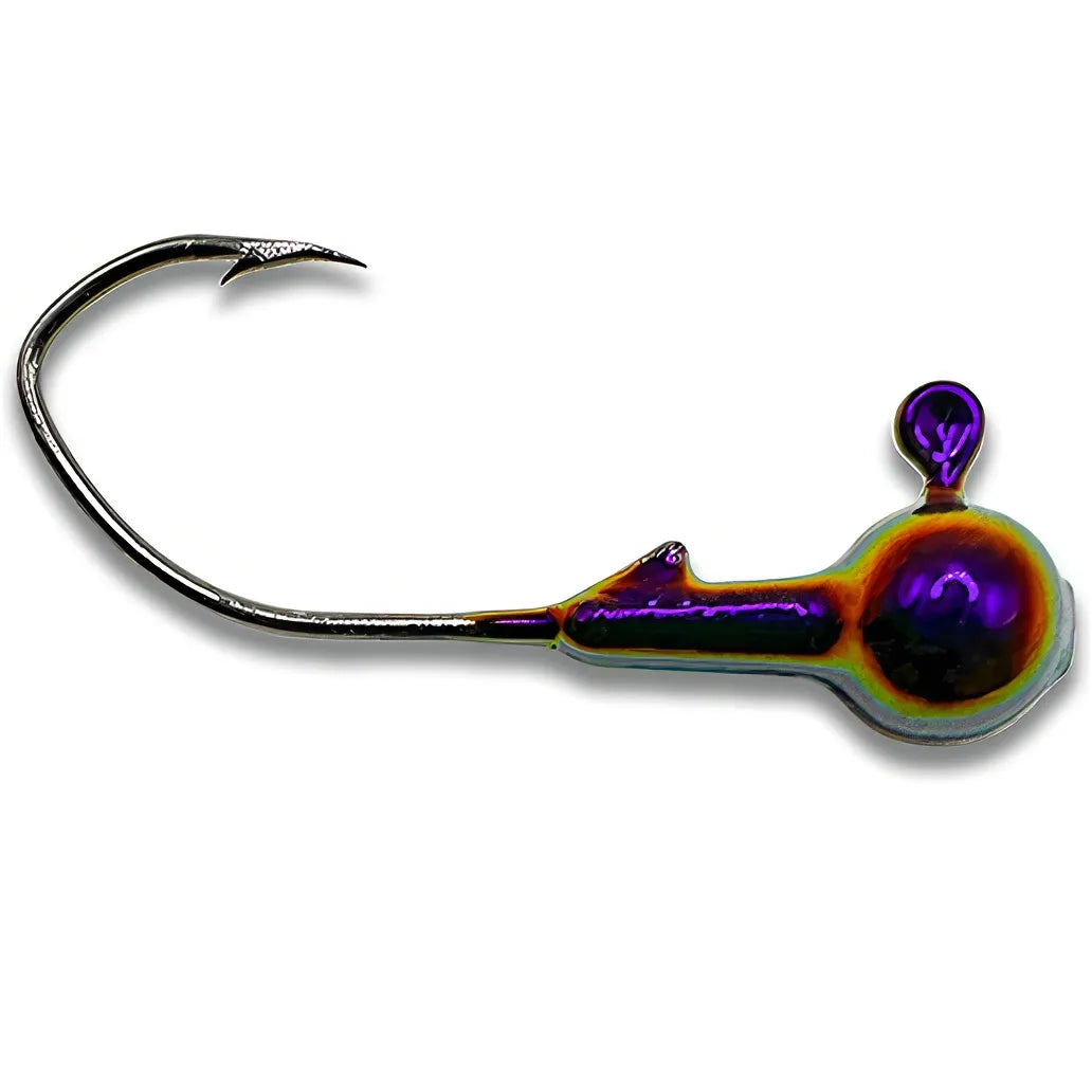 Round Ball Jig (3 Pack) 1/32-3/8 oz Mad Scientist UV IR Coating