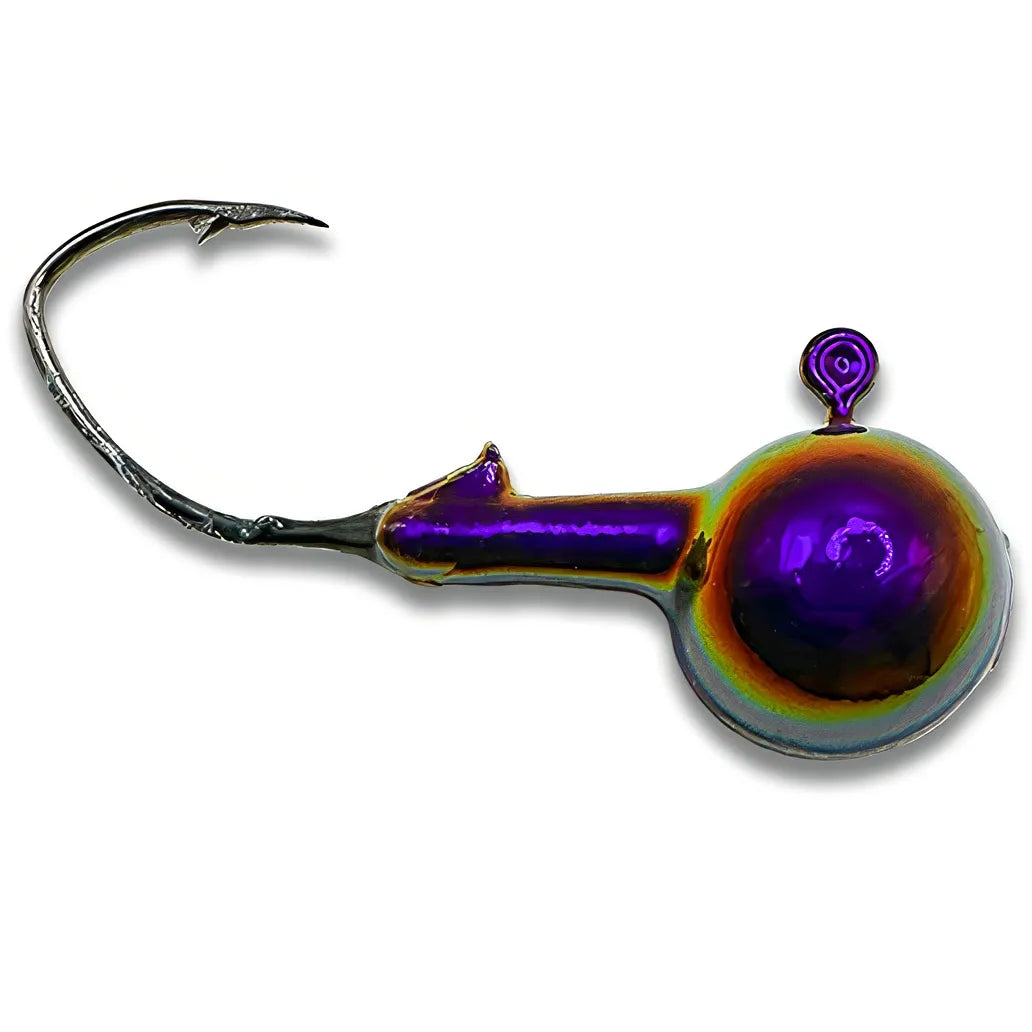 Round Ball Jig (3 Pack) 1/32-3/8 oz Mad Scientist UV IR Coating